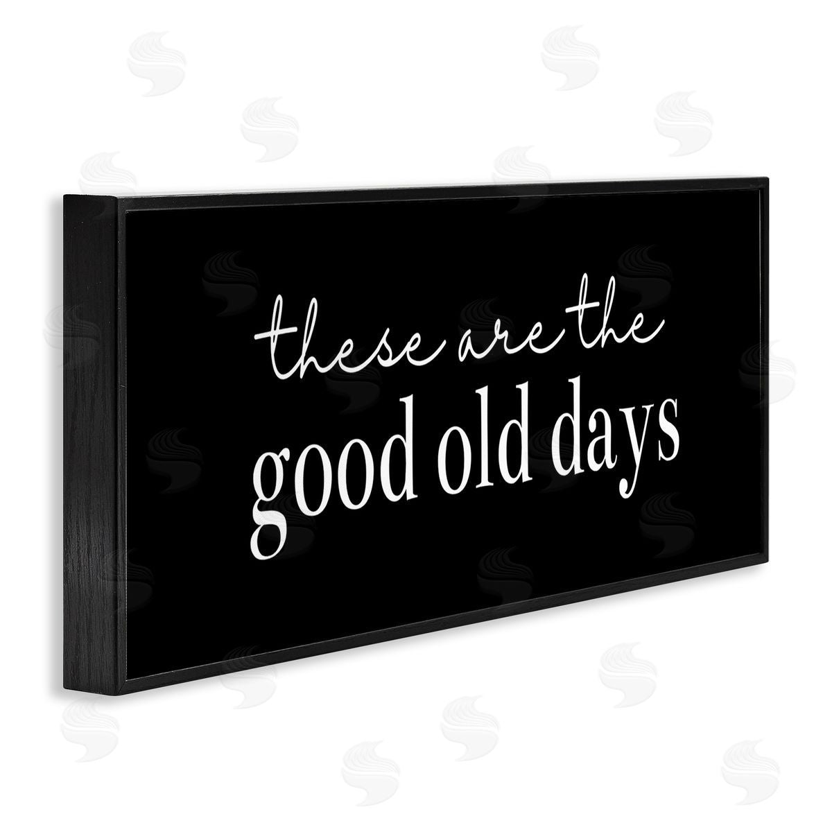Katie Griggs Good Old Days on Black Canvas Wall Art Print