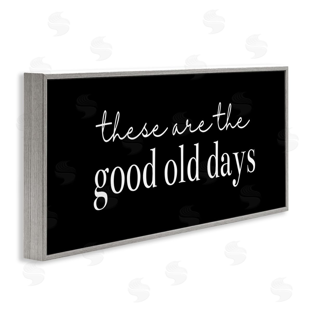 Katie Griggs Good Old Days on Black Canvas Wall Art Print