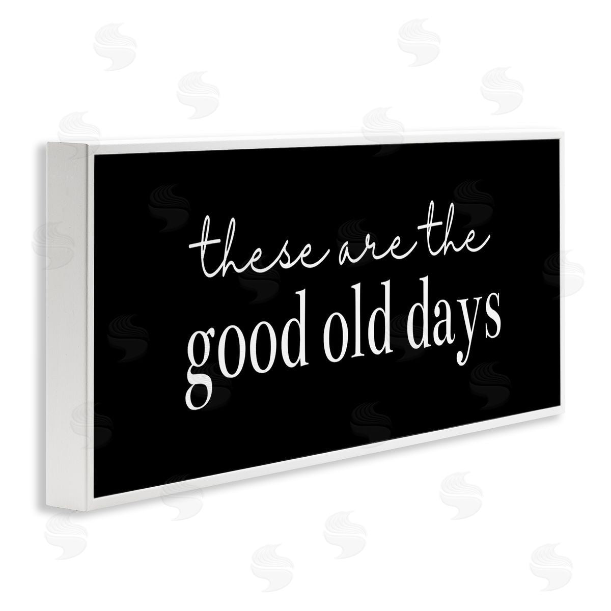 Katie Griggs Good Old Days on Black Canvas Wall Art Print