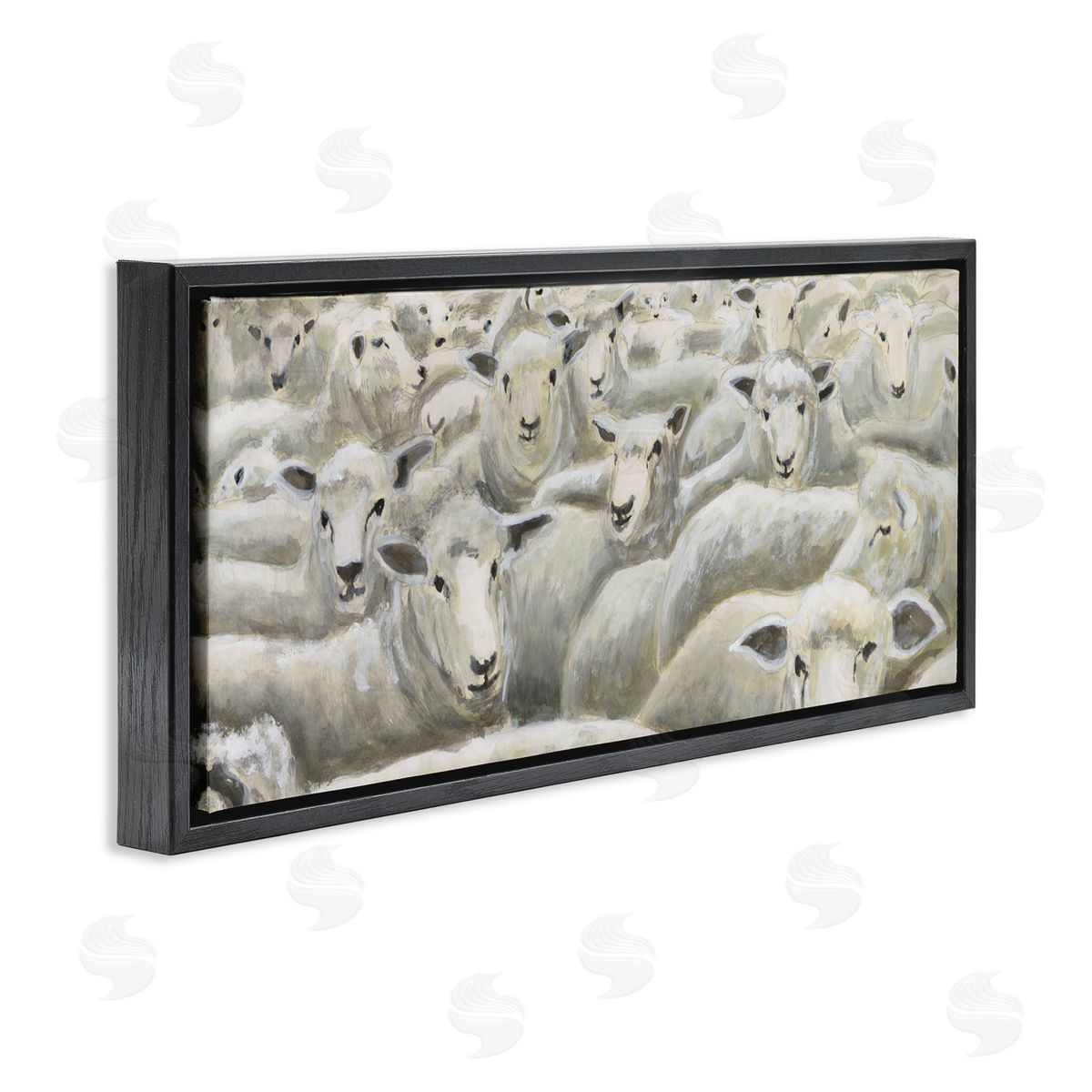 Michael Willett Herd Mentality Sheep Canvas Wall Art Print