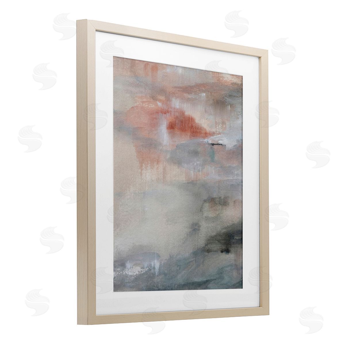 Hope Bainbridge Sunswept Neutral Abstraction Canvas Wall Art Print