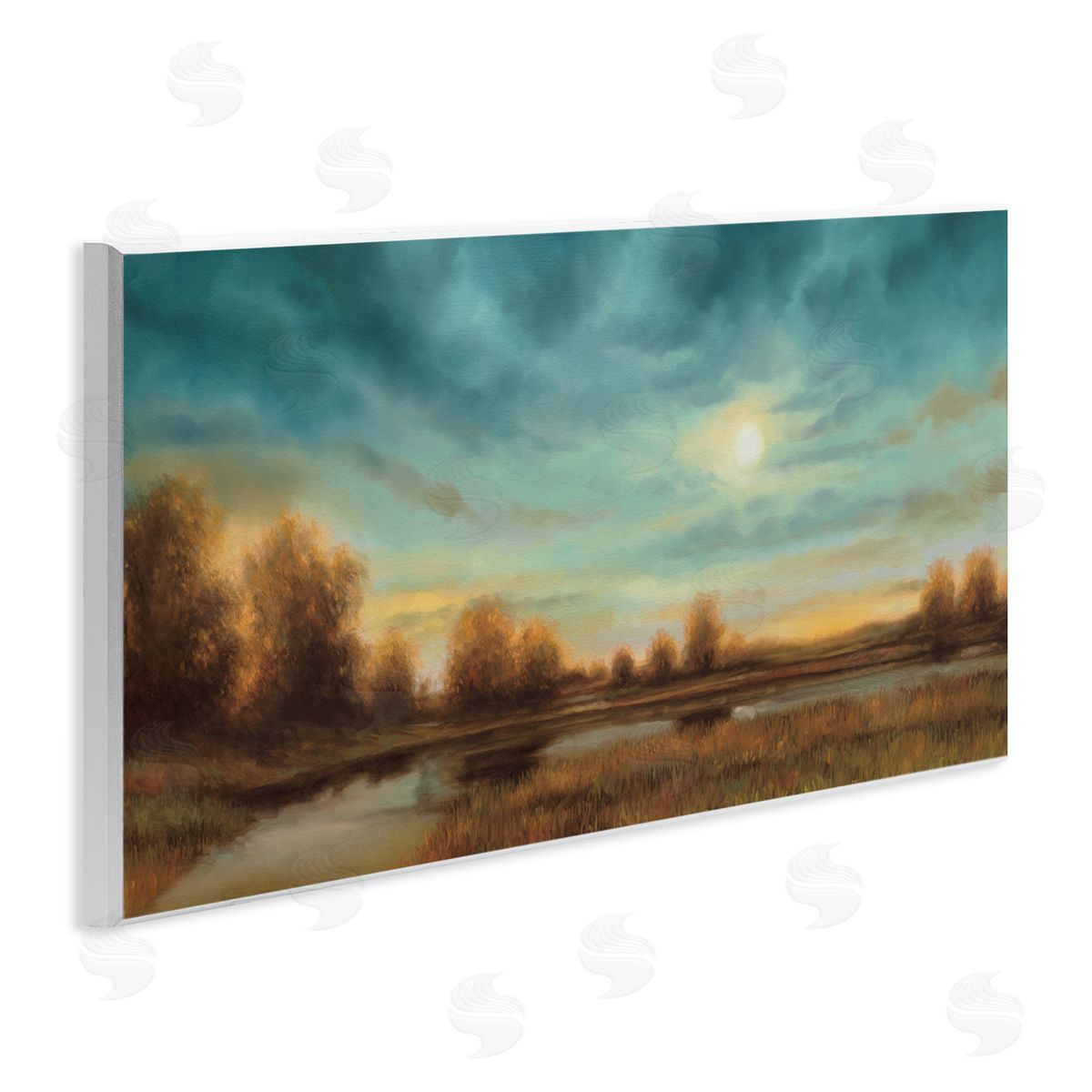 Gregory Williams Evening Approaches Landscape Canvas Wall Art Print
