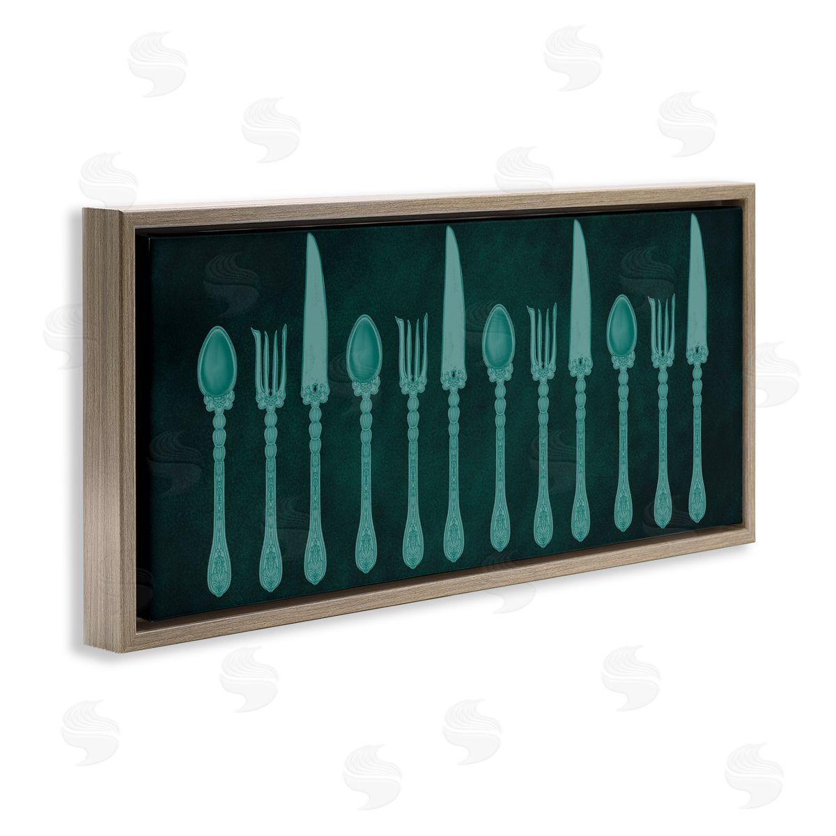 Giao Williams Vintage Cutlery Collection Canvas Wall Art Print