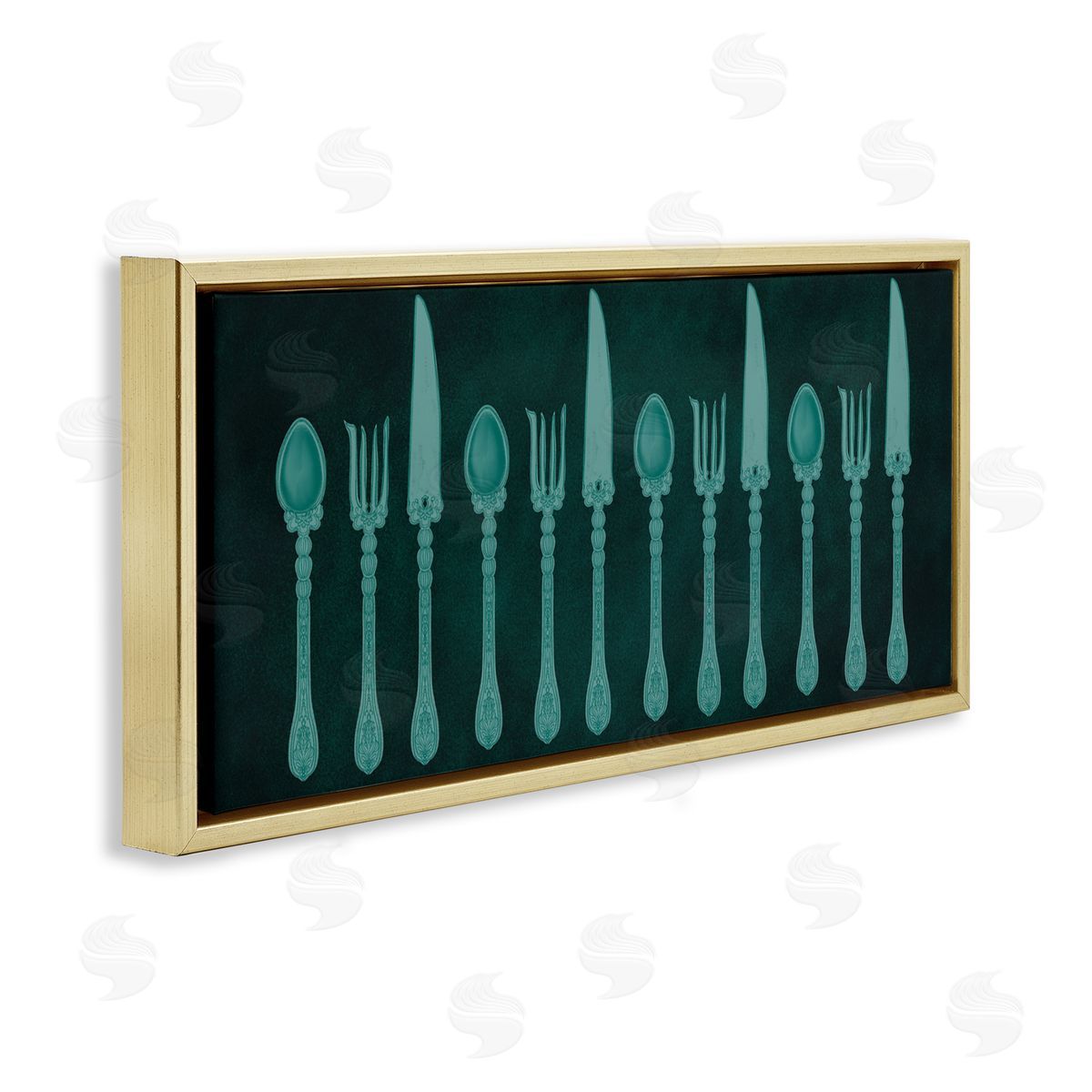 Giao Williams Vintage Cutlery Collection Canvas Wall Art Print