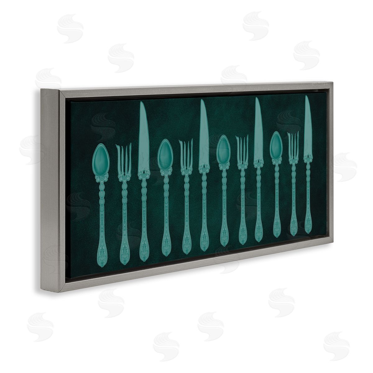 Giao Williams Vintage Cutlery Collection Canvas Wall Art Print