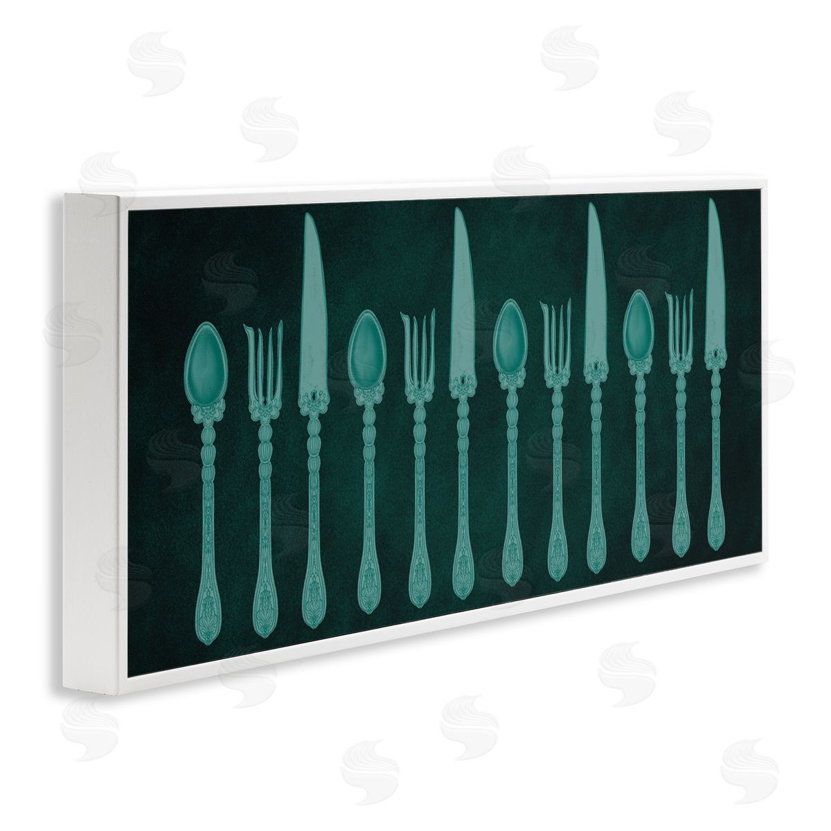 Giao Williams Vintage Cutlery Collection Canvas Wall Art Print