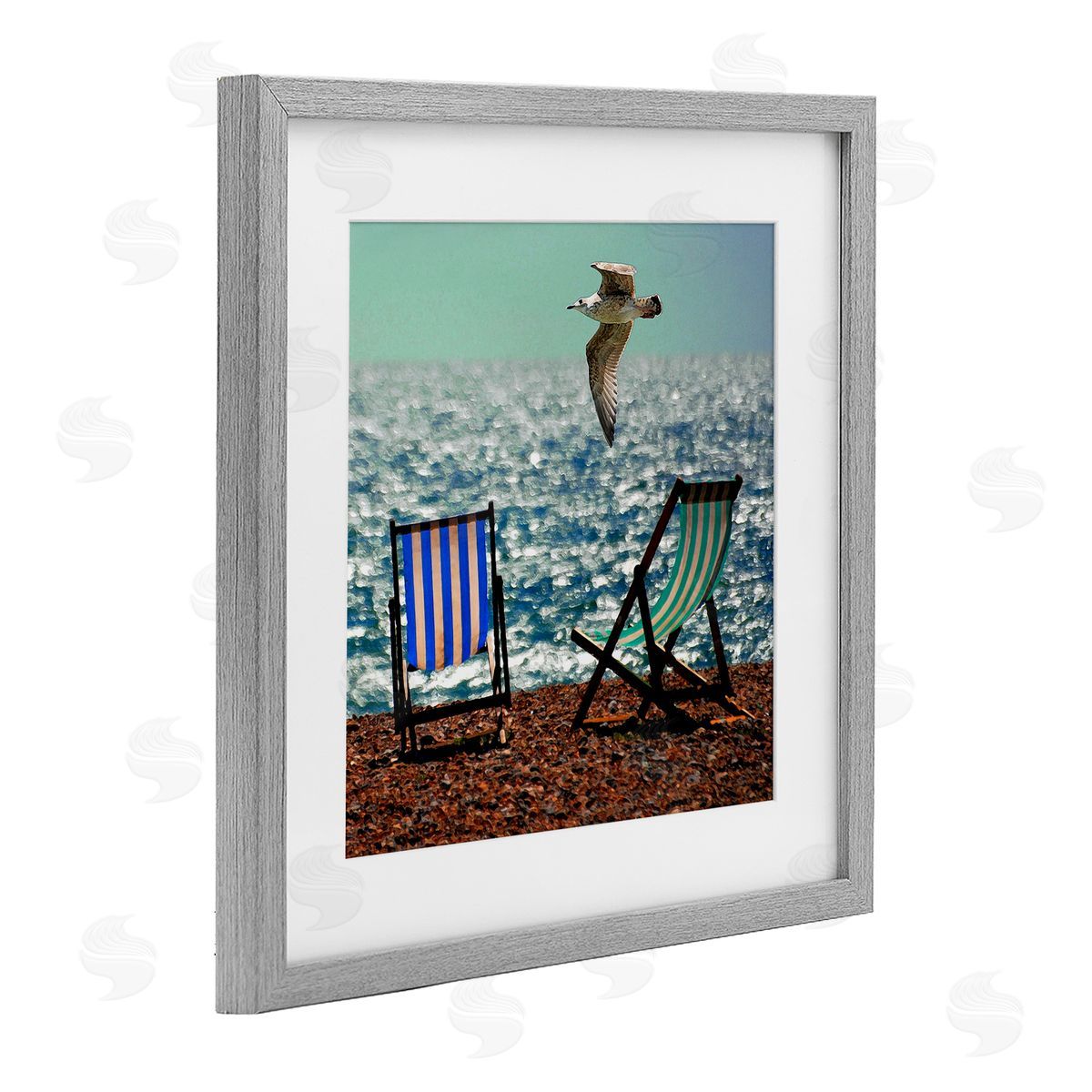 Marcus Prime Glorious Flight Beach Chairs Canvas Wall Art Print
