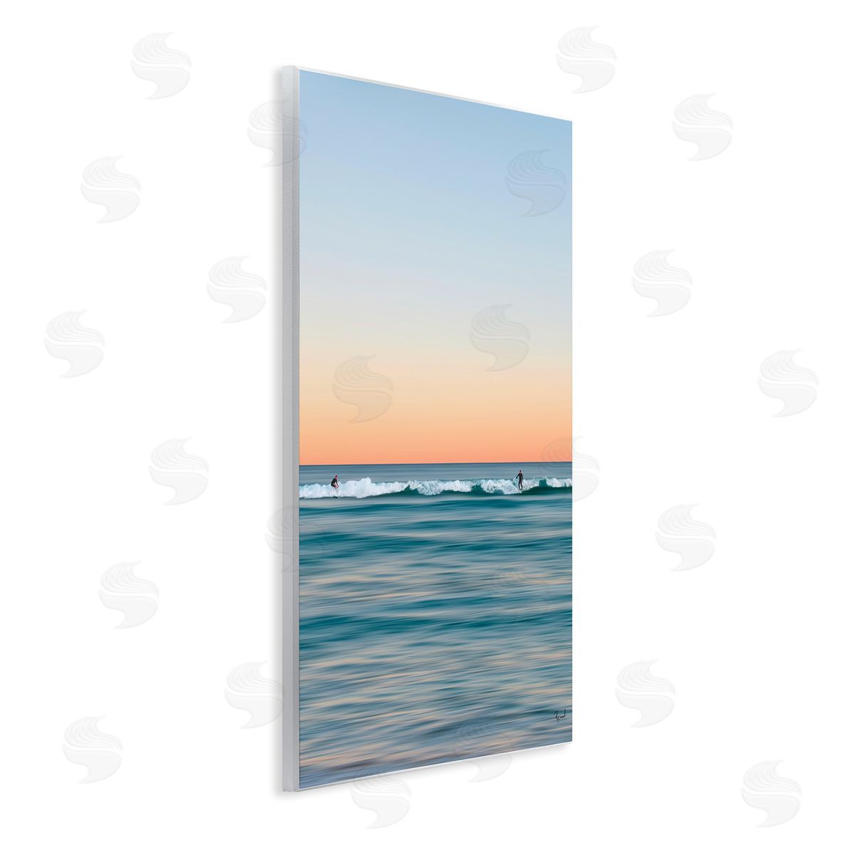 Renel Peters Unrivalled Surfers Catching Waves Canvas Wall Art Print