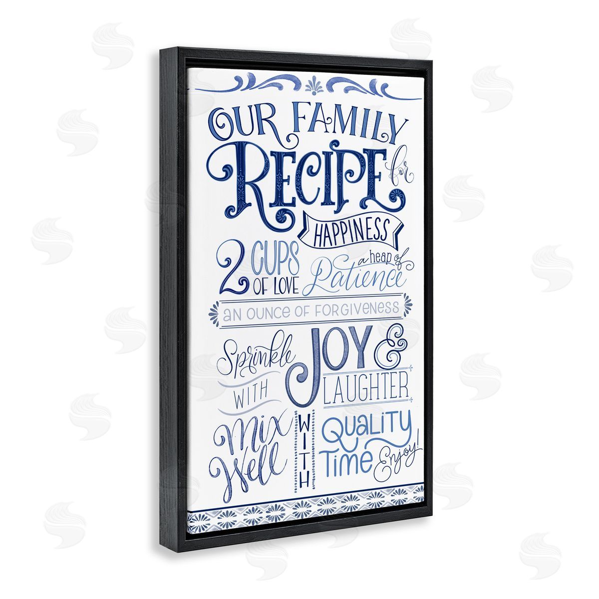 Nicole Tamarin Our Family Recipe Canvas Wall Art Print