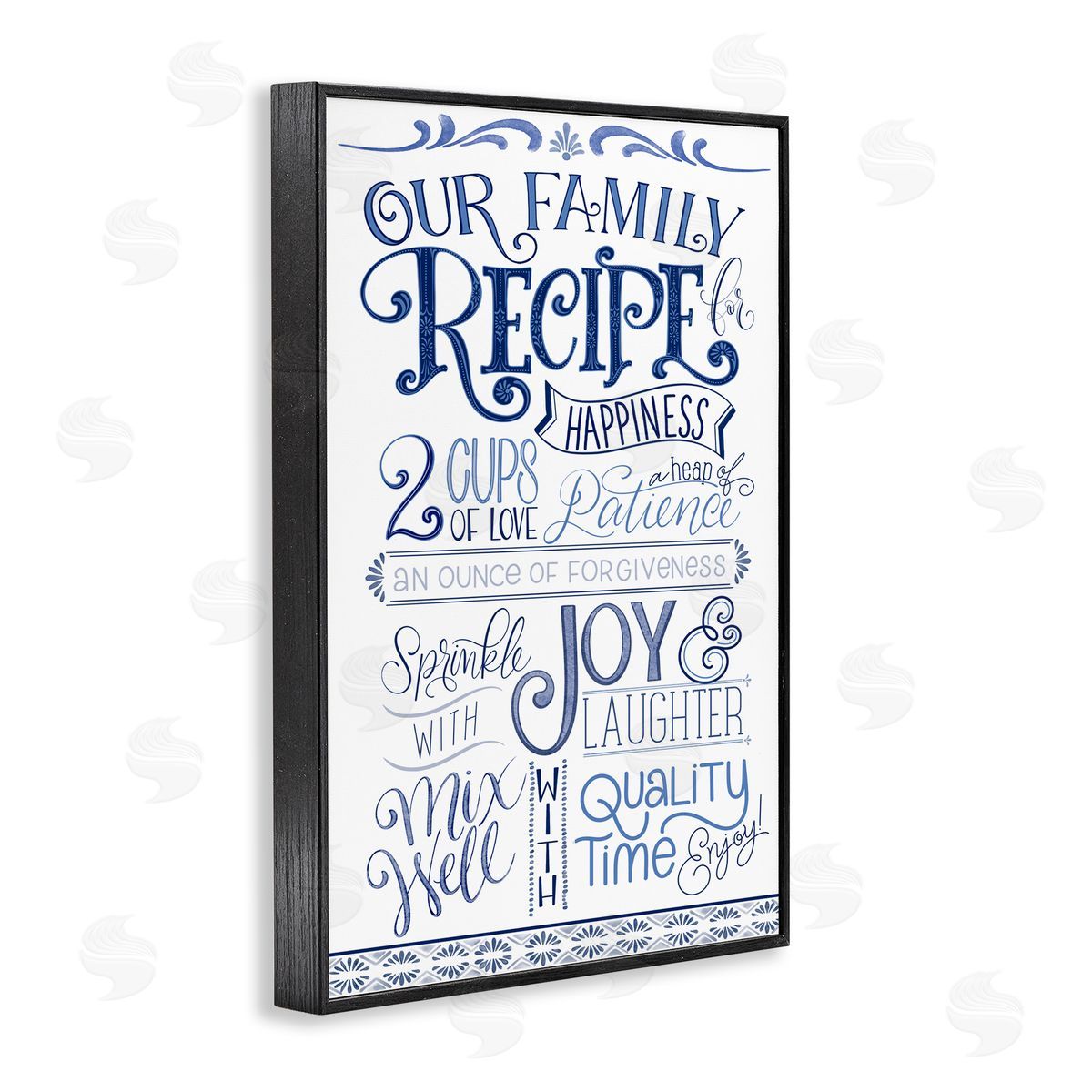 Nicole Tamarin Our Family Recipe Canvas Wall Art Print