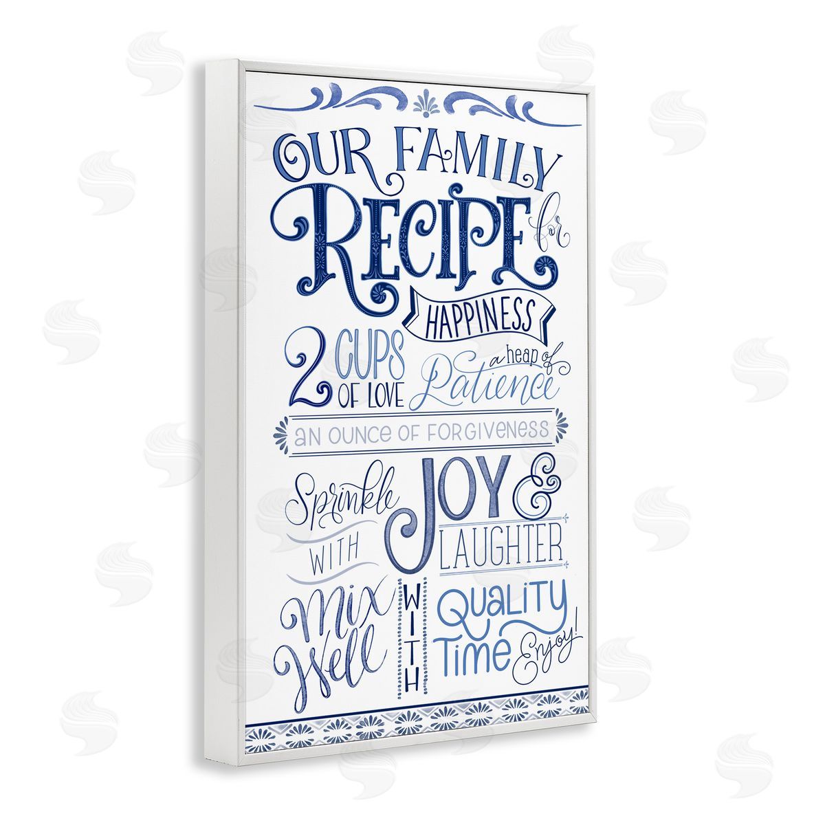 Nicole Tamarin Our Family Recipe Canvas Wall Art Print