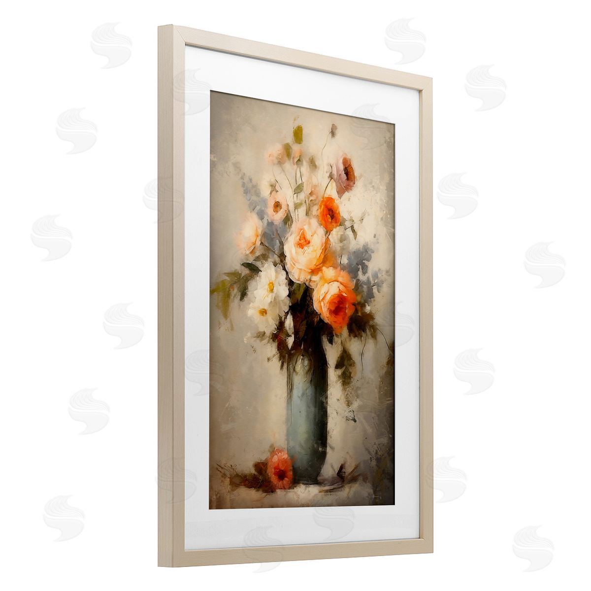 LSR Creative Studio Floral Romance Bouquet Canvas Wall Art Print