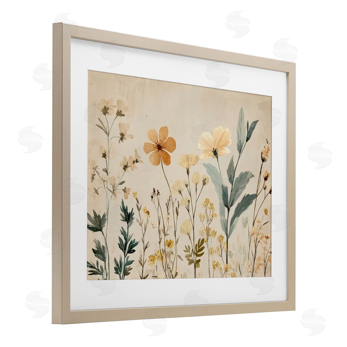 Petal Prints Design Free Flowers Foliage Canvas Wall Art Print