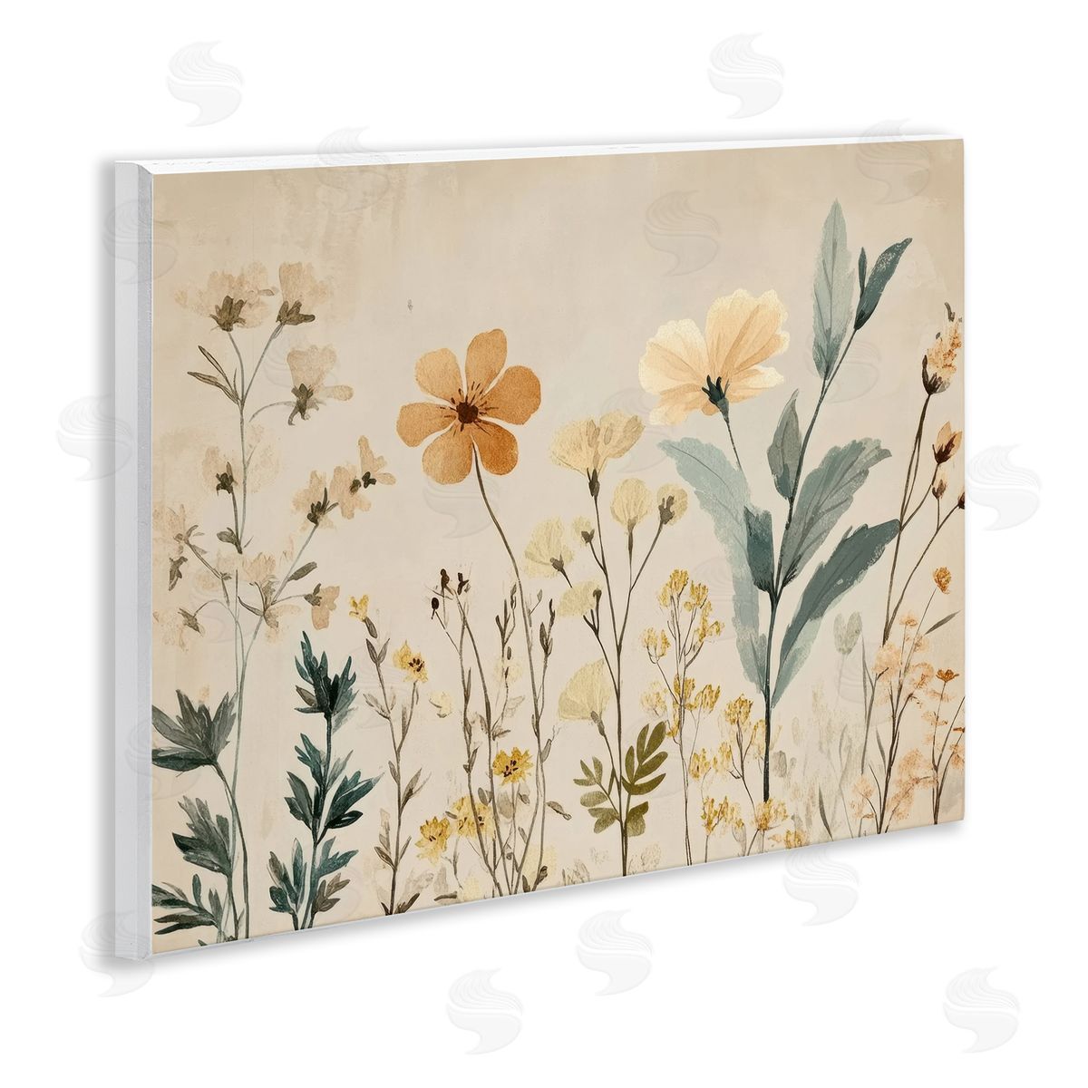 Petal Prints Design Free Flowers Foliage Canvas Wall Art Print