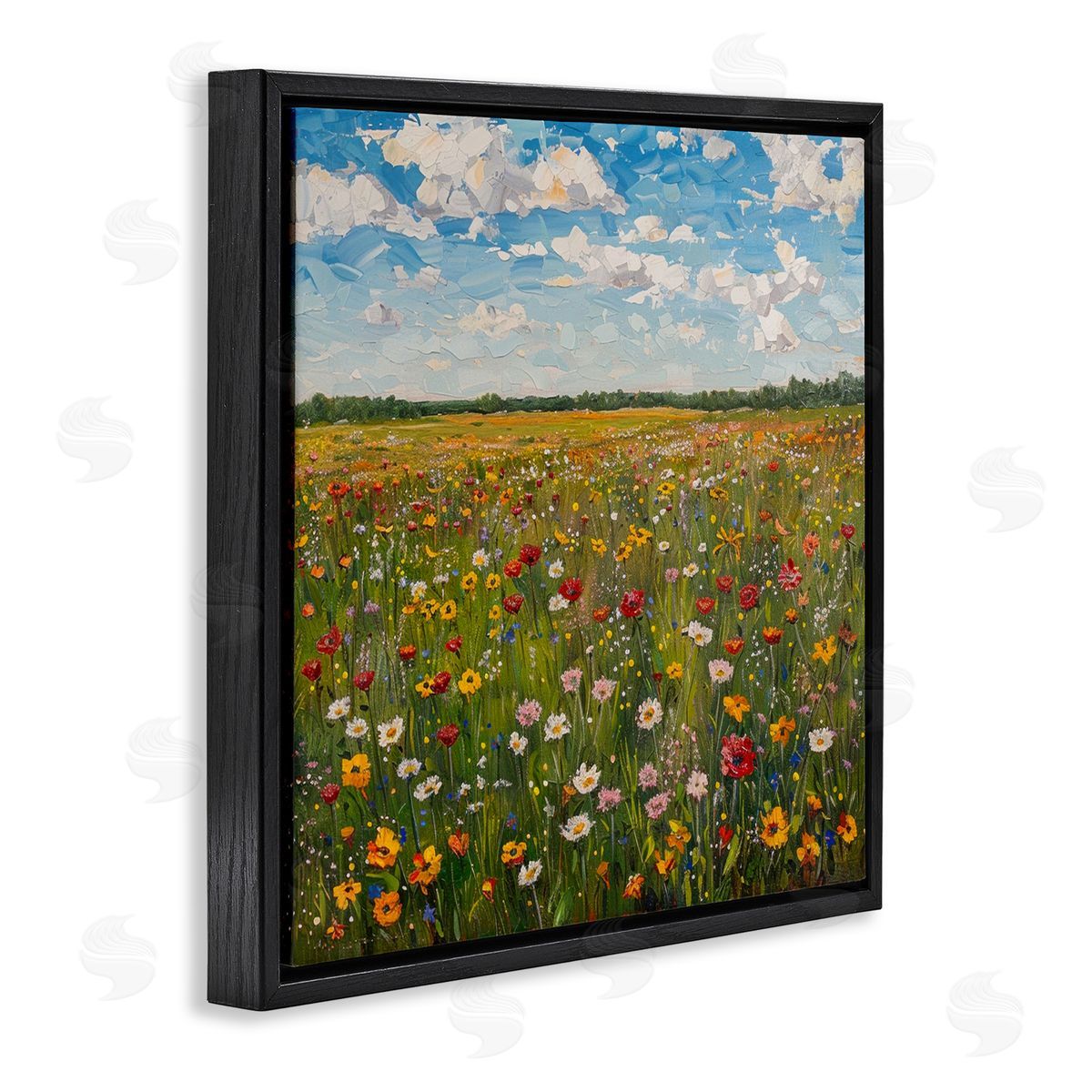 LSR Creative Studio Wildflower Blooms in Field Canvas Wall Art Print