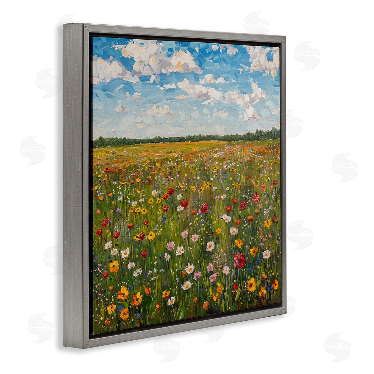 LSR Creative Studio Wildflower Blooms in Field Canvas Wall Art Print