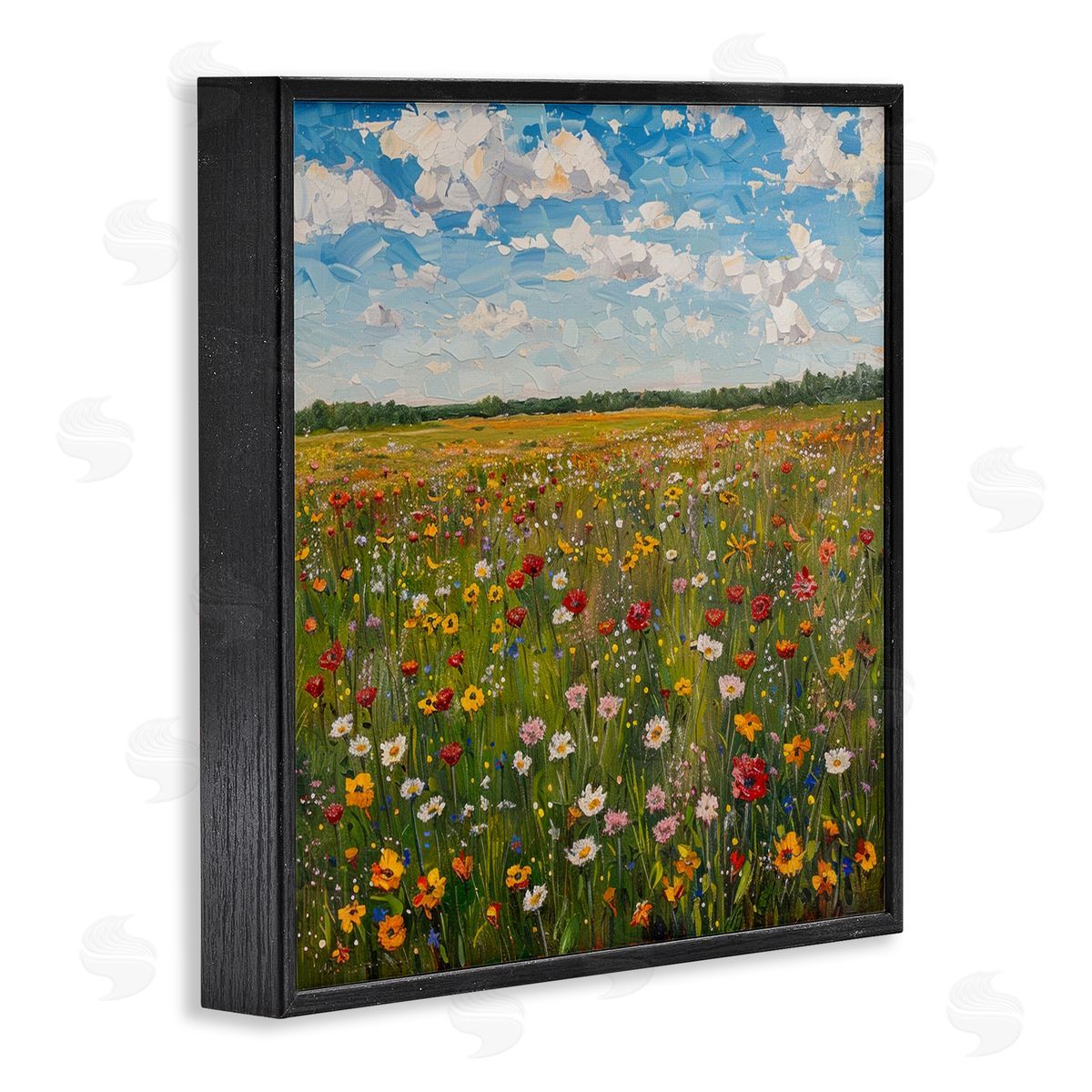 LSR Creative Studio Wildflower Blooms in Field Canvas Wall Art Print
