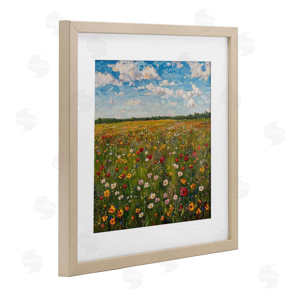 LSR Creative Studio Wildflower Blooms in Field Canvas Wall Art Print