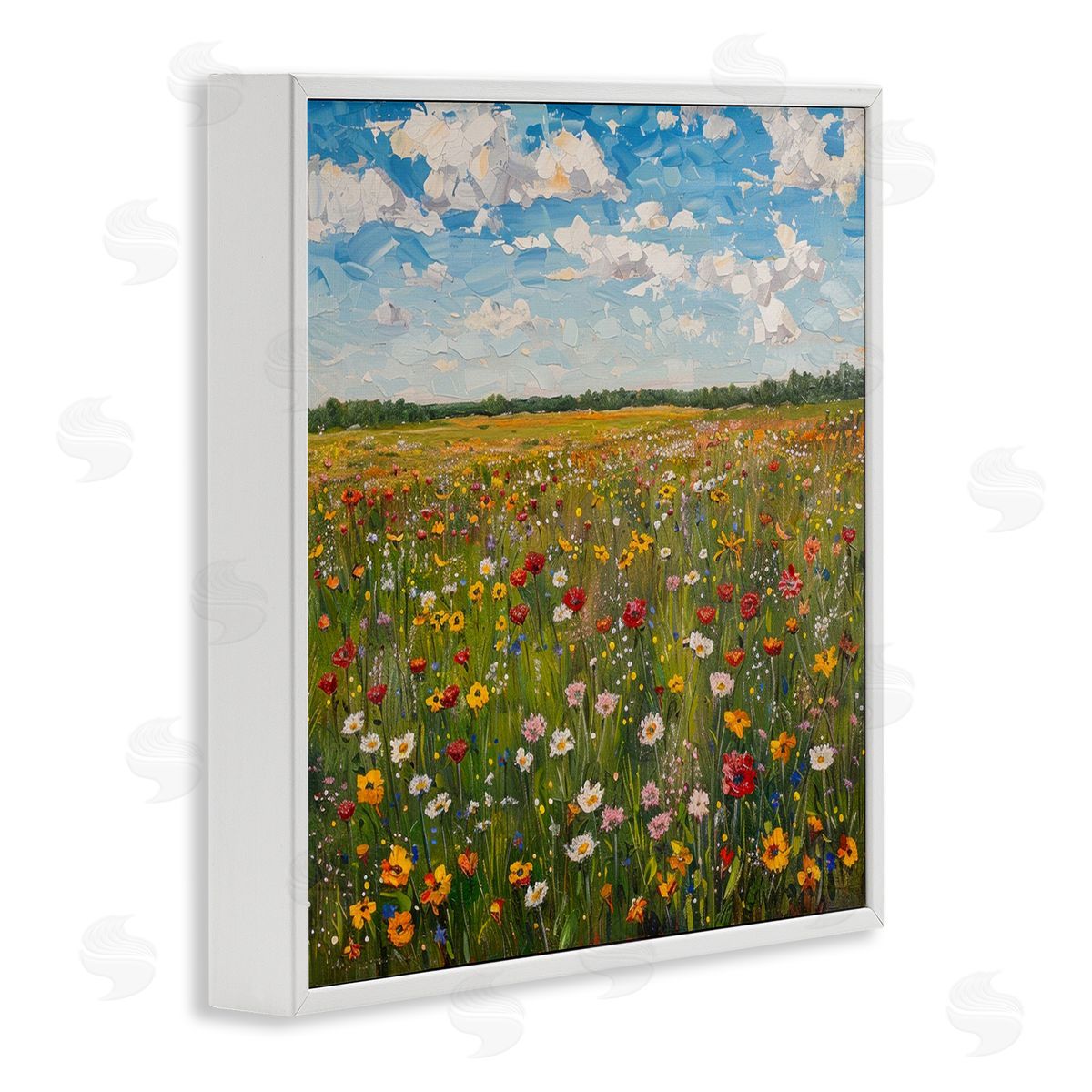 LSR Creative Studio Wildflower Blooms in Field Canvas Wall Art Print