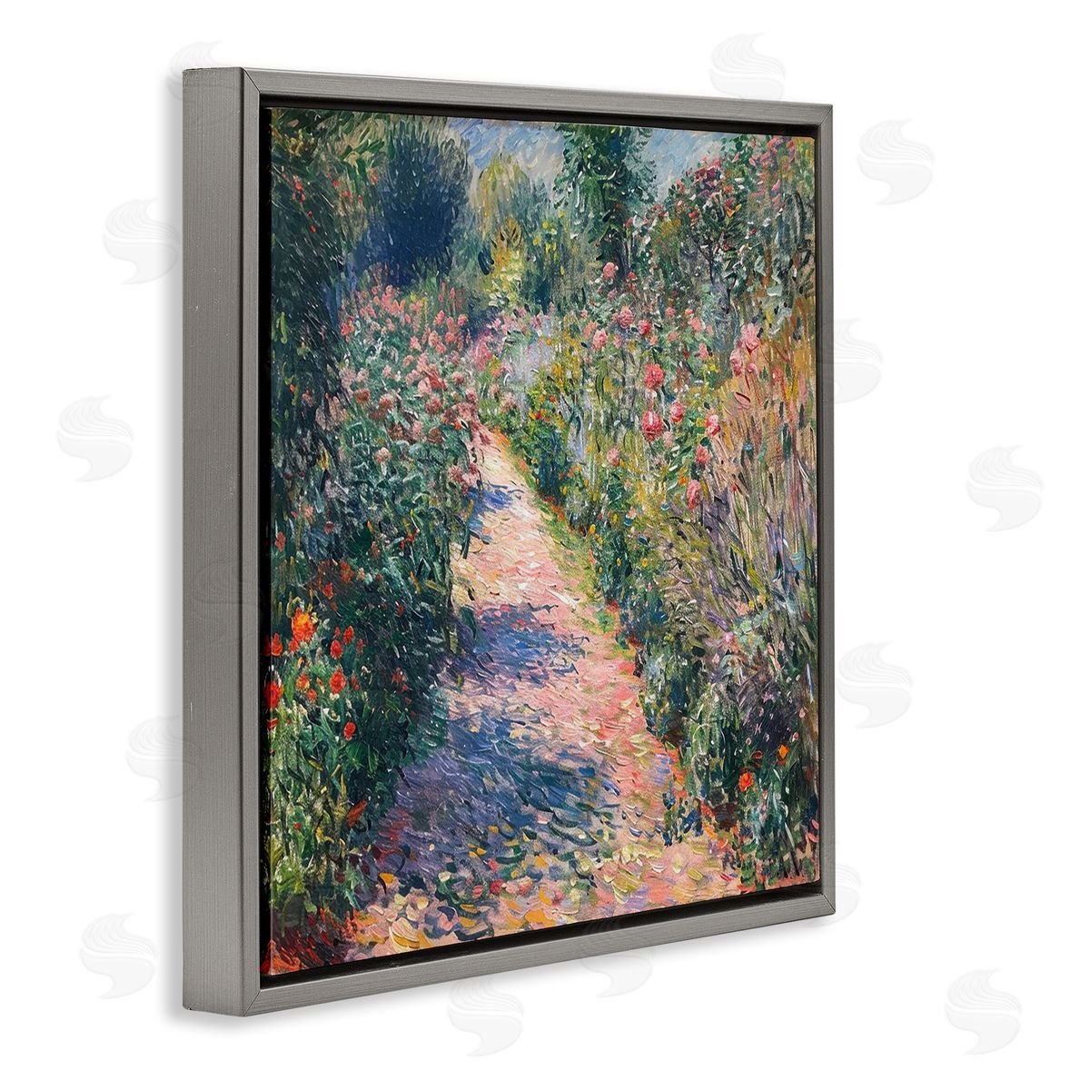 LSR Creative Studio Impressionist Wildflower Path Canvas Wall Art Print