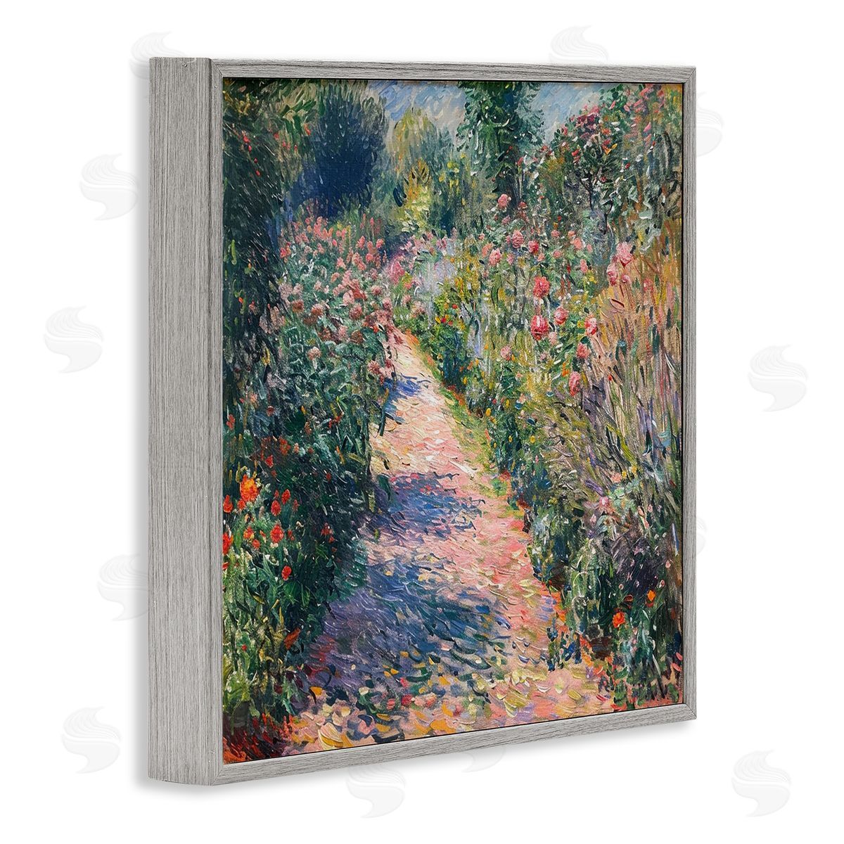 LSR Creative Studio Impressionist Wildflower Path Canvas Wall Art Print
