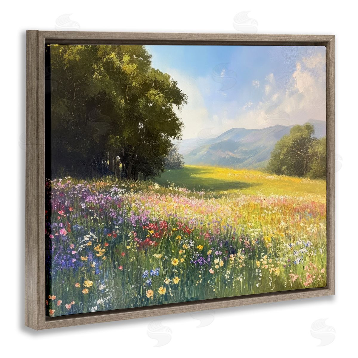 Petal Prints Design Serene Meadow Dream Canvas Wall Art Print