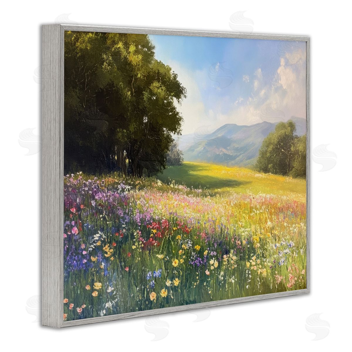 Petal Prints Design Serene Meadow Dream Canvas Wall Art Print