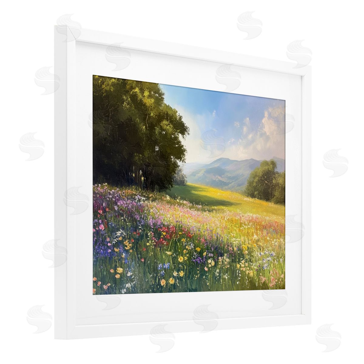 Petal Prints Design Serene Meadow Dream Canvas Wall Art Print