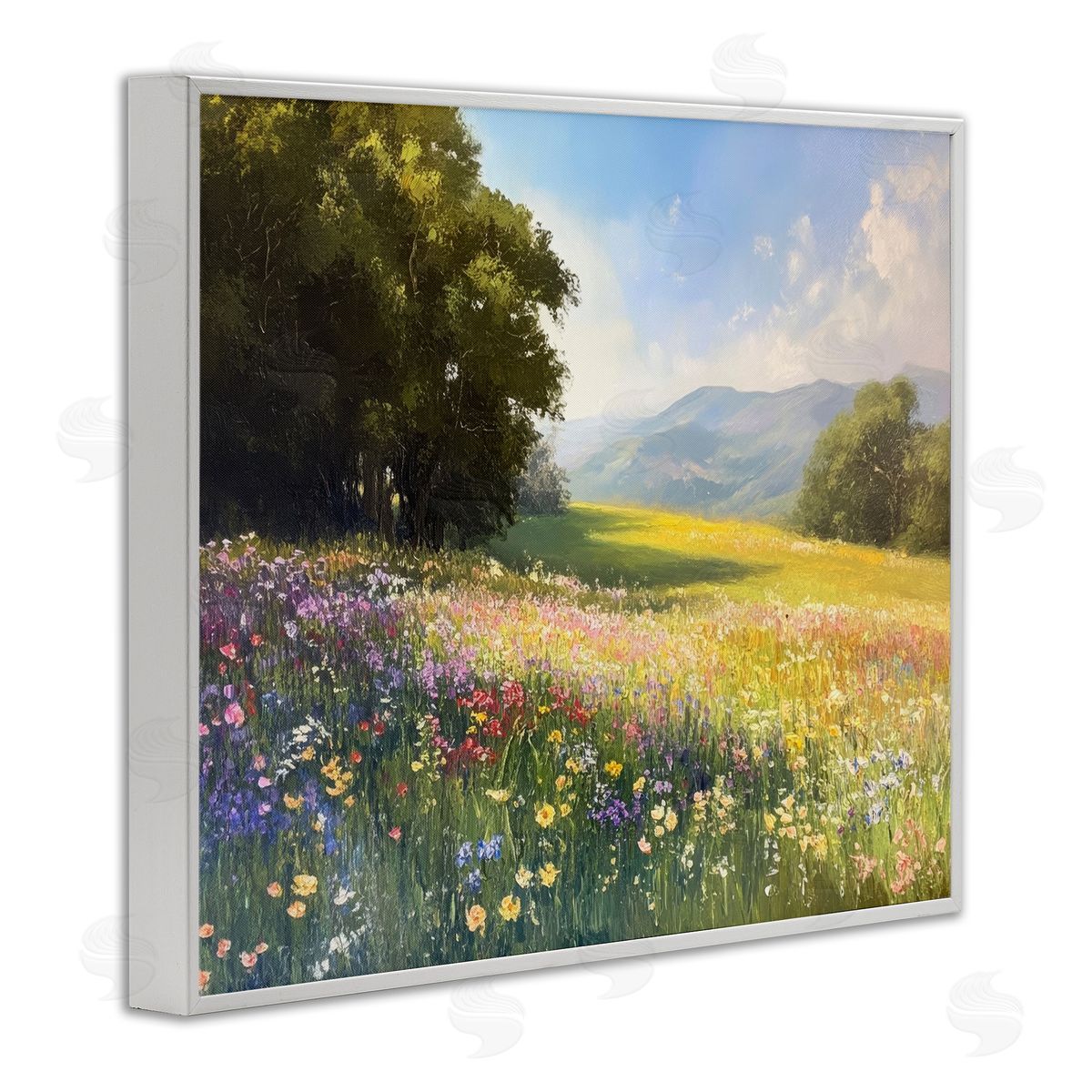 Petal Prints Design Serene Meadow Dream Canvas Wall Art Print