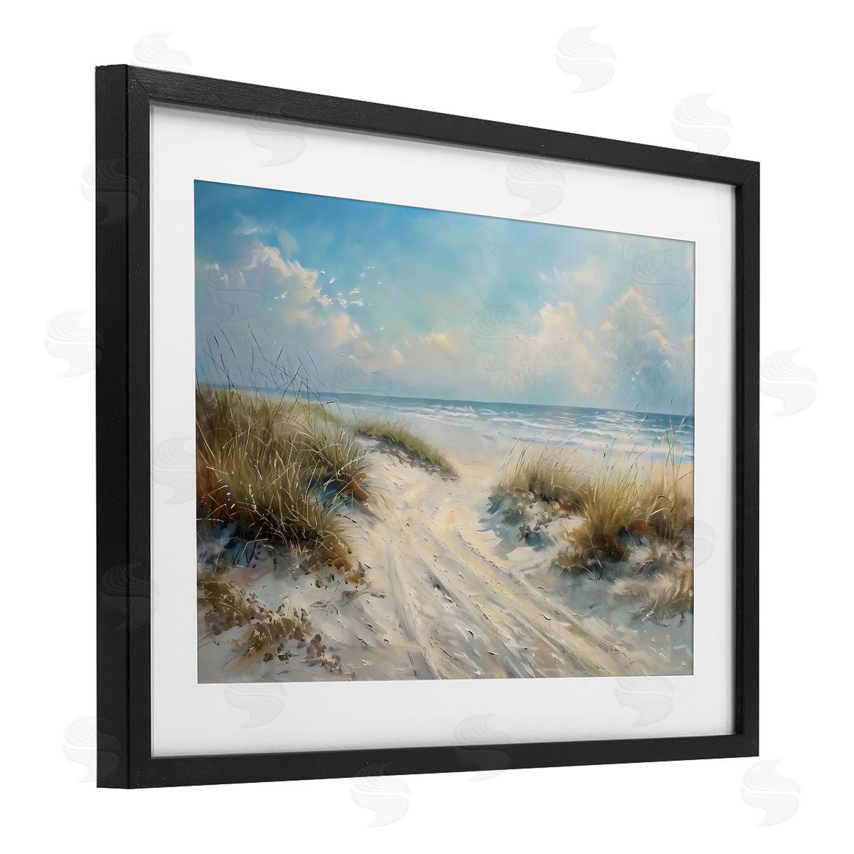 LSR Creative Studio Shoreline Serenity Beach Canvas Wall Art Print