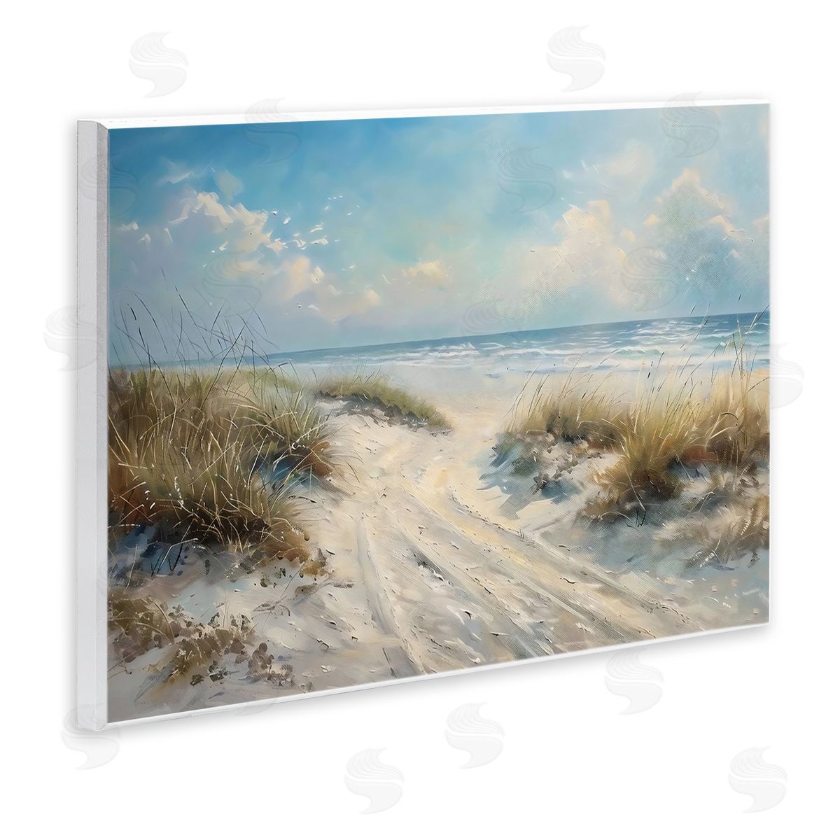 LSR Creative Studio Shoreline Serenity Beach Canvas Wall Art Print