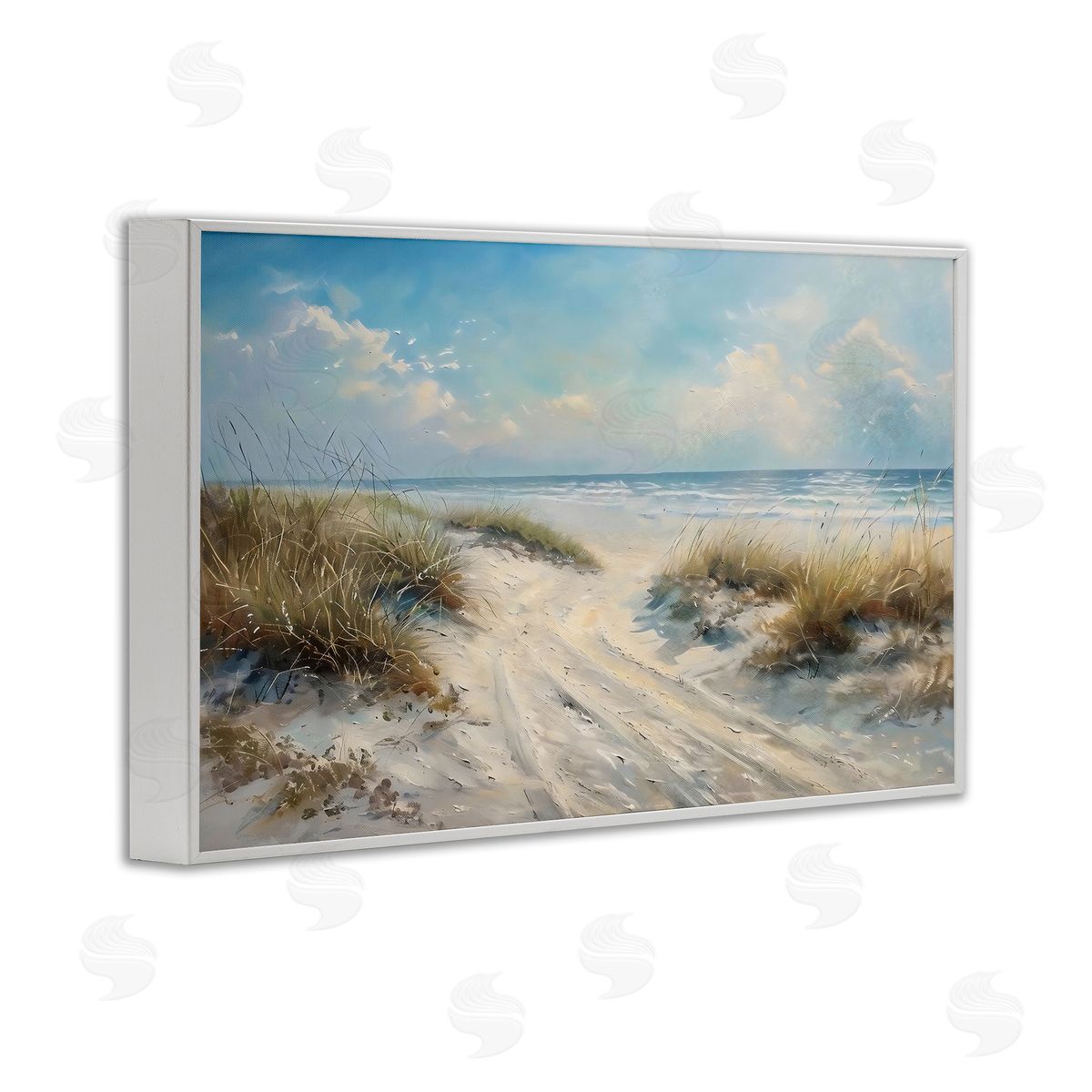 LSR Creative Studio Shoreline Serenity Beach Canvas Wall Art Print