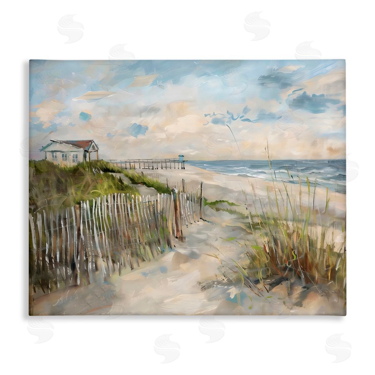 LSR Creative Studio Favorite Spot Beach View Canvas Wall Art Print