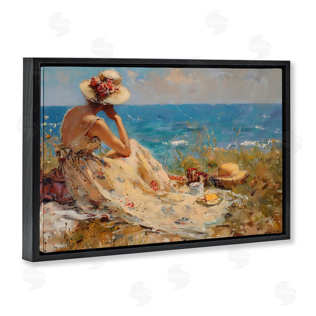 LSR Creative Studio Taking In The View Canvas Wall Art Print