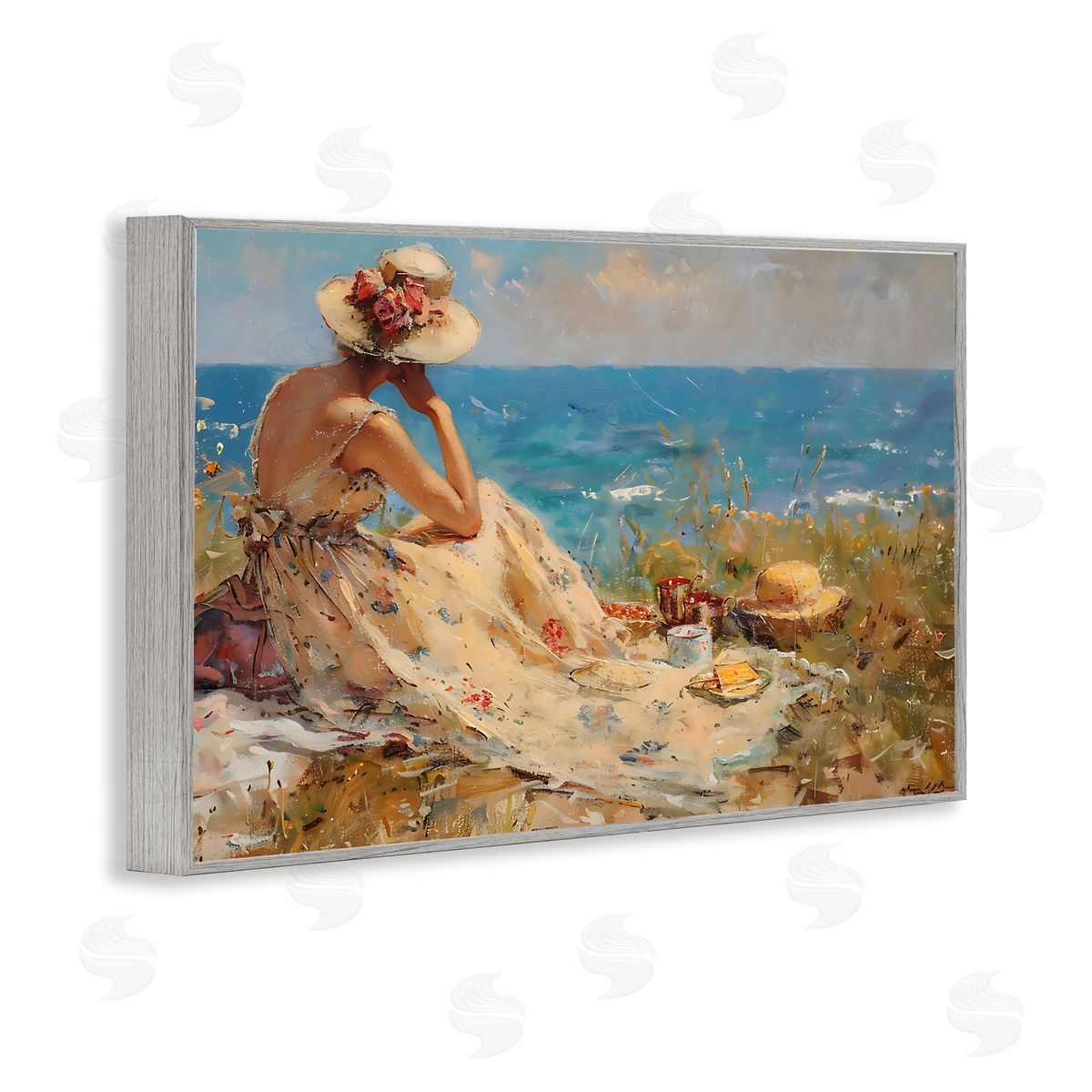 LSR Creative Studio Taking In The View Canvas Wall Art Print