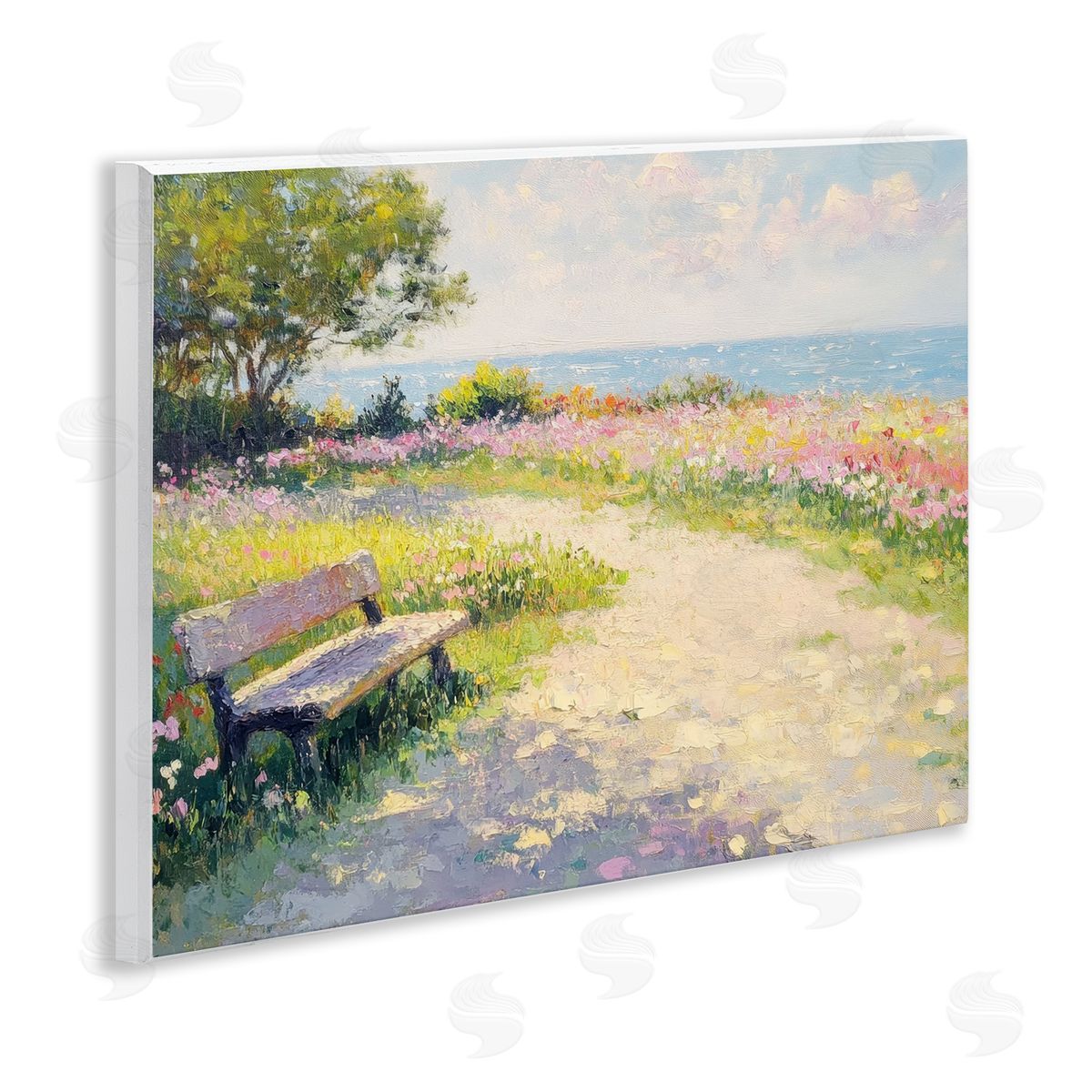 Petal Prints Design Relax And Stay Awhile Canvas Wall Art Print