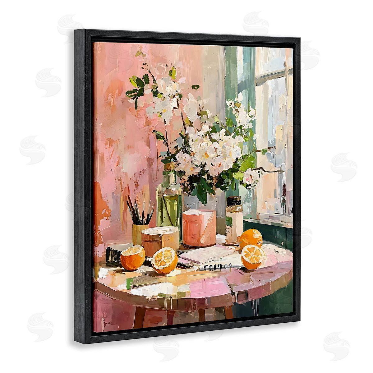 LSR Creative Studio Citrus Breakfast Table Canvas Wall Art Print