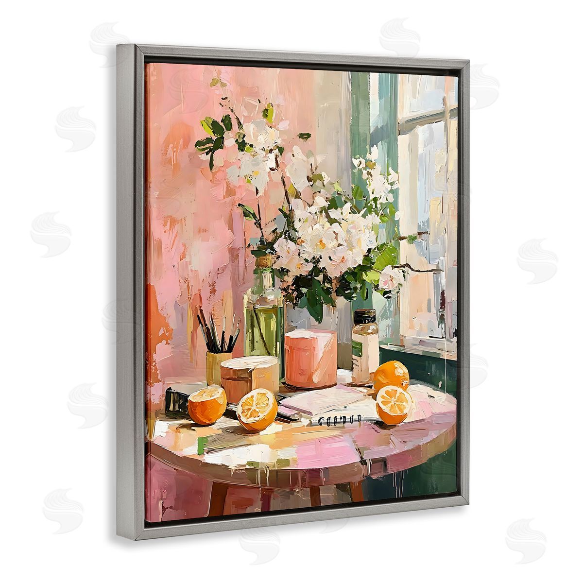 LSR Creative Studio Citrus Breakfast Table Canvas Wall Art Print