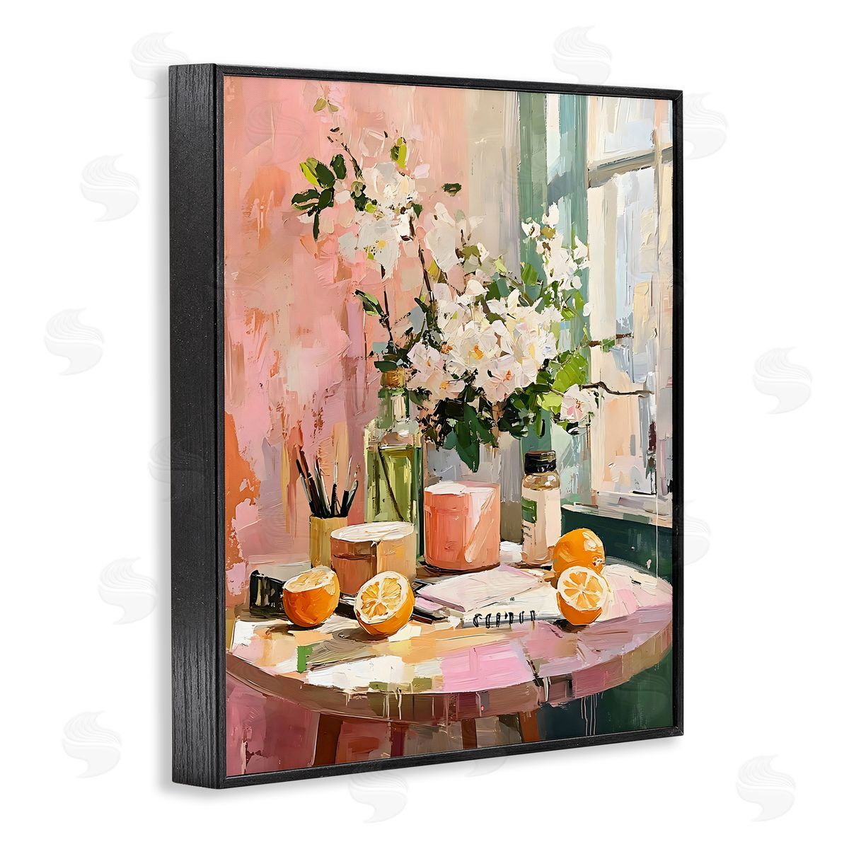 LSR Creative Studio Citrus Breakfast Table Canvas Wall Art Print