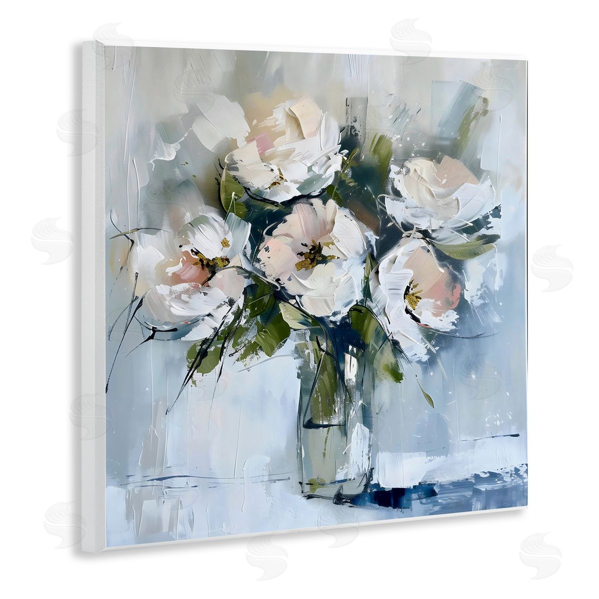 LSR Creative Studio Cottage Chic Modern Bouquet Canvas Wall Art Print