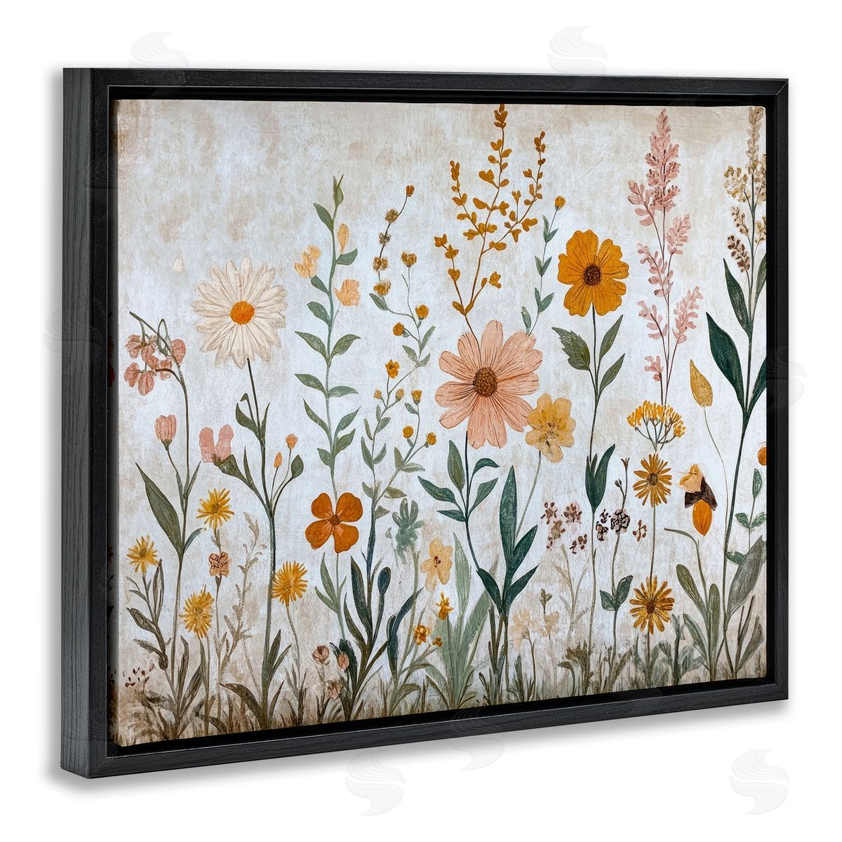 Petal Prints Design Fall Flowers Foliage Canvas Wall Art Print