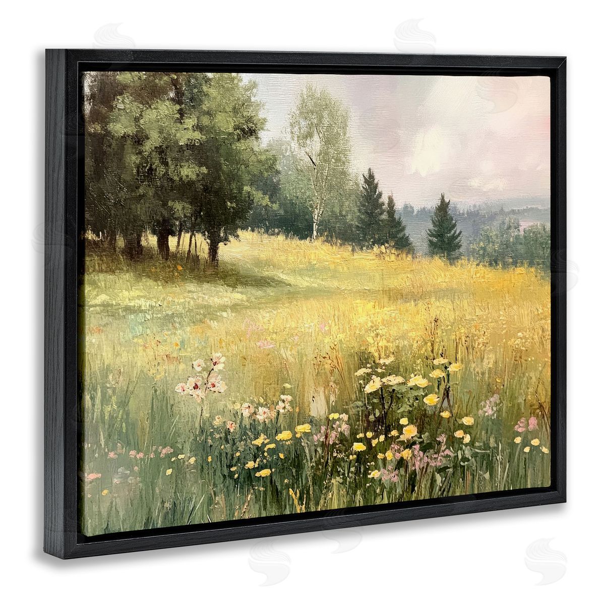 LSR Creative Studio Lush Summer Meadow Canvas Wall Art Print
