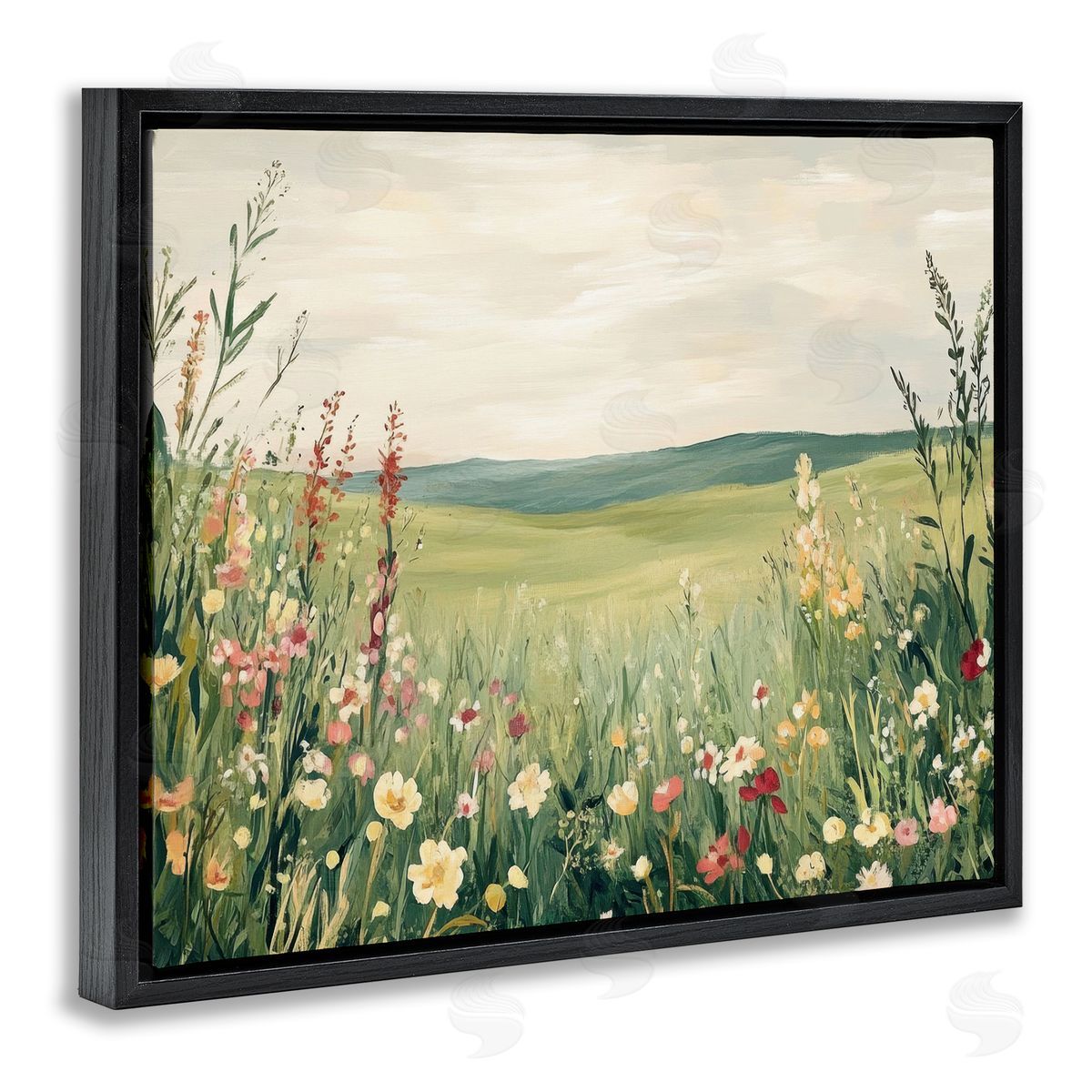 Petal Prints Design Nature's Meadow View Canvas Wall Art Print