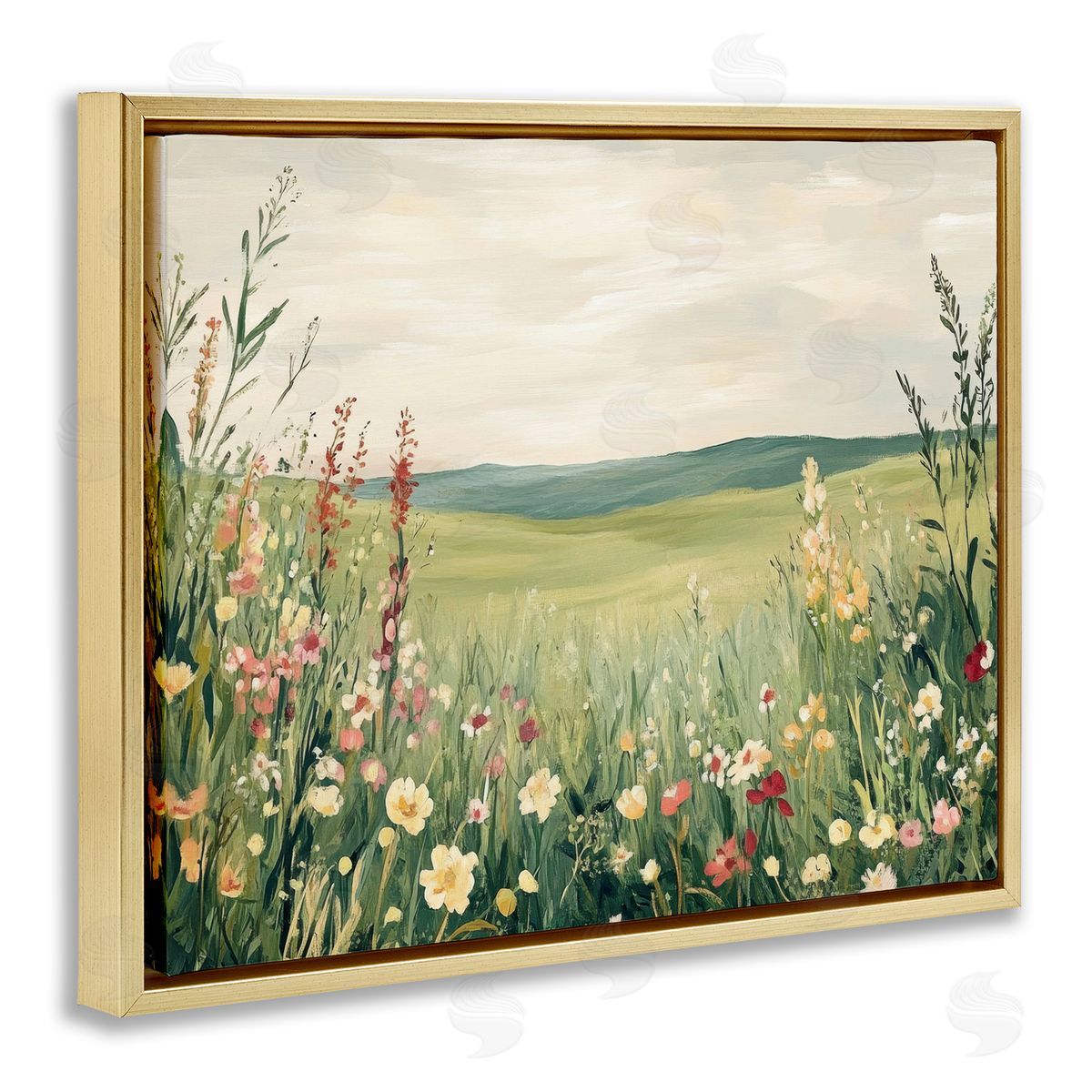 Petal Prints Design Nature's Meadow View Canvas Wall Art Print