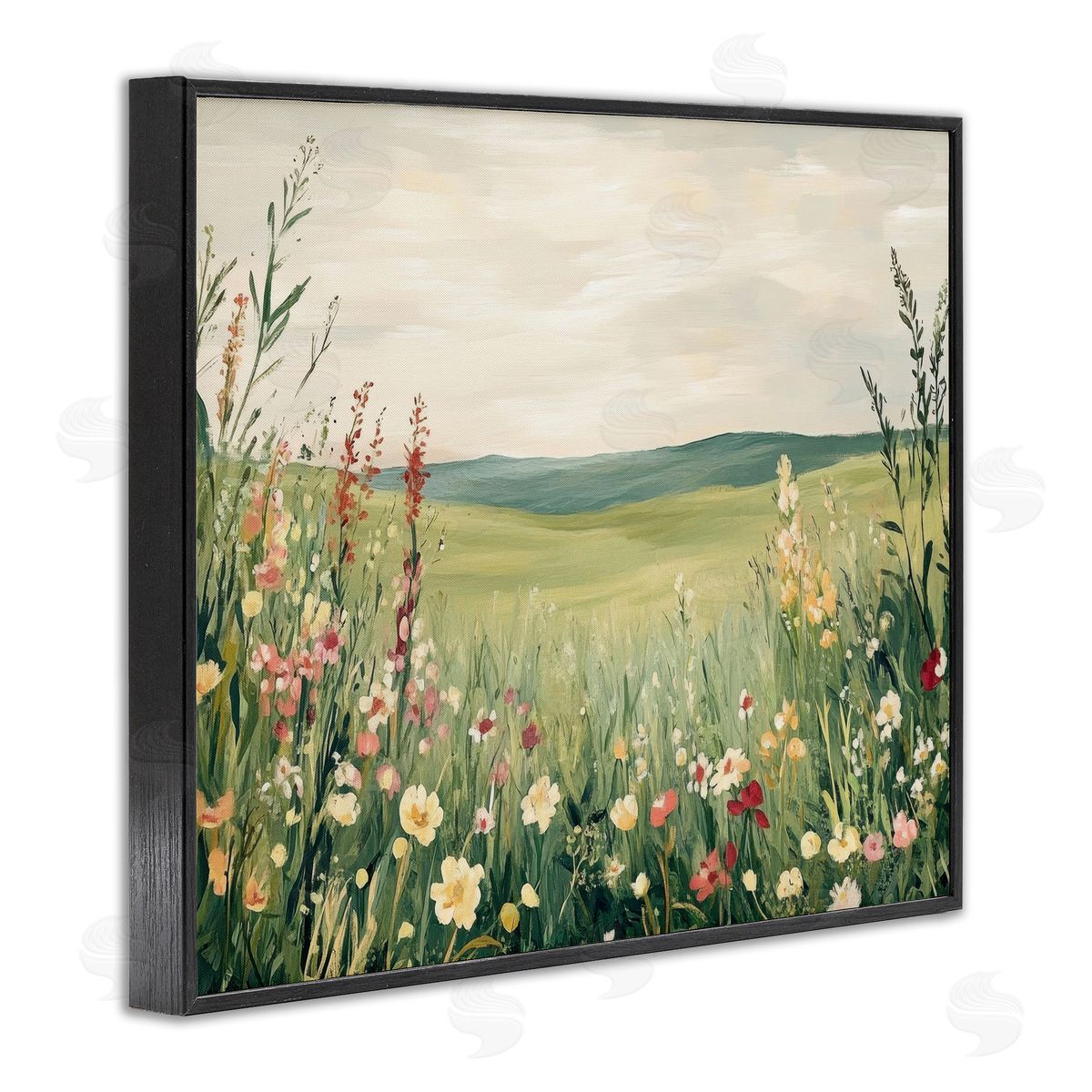 Petal Prints Design Nature's Meadow View Canvas Wall Art Print
