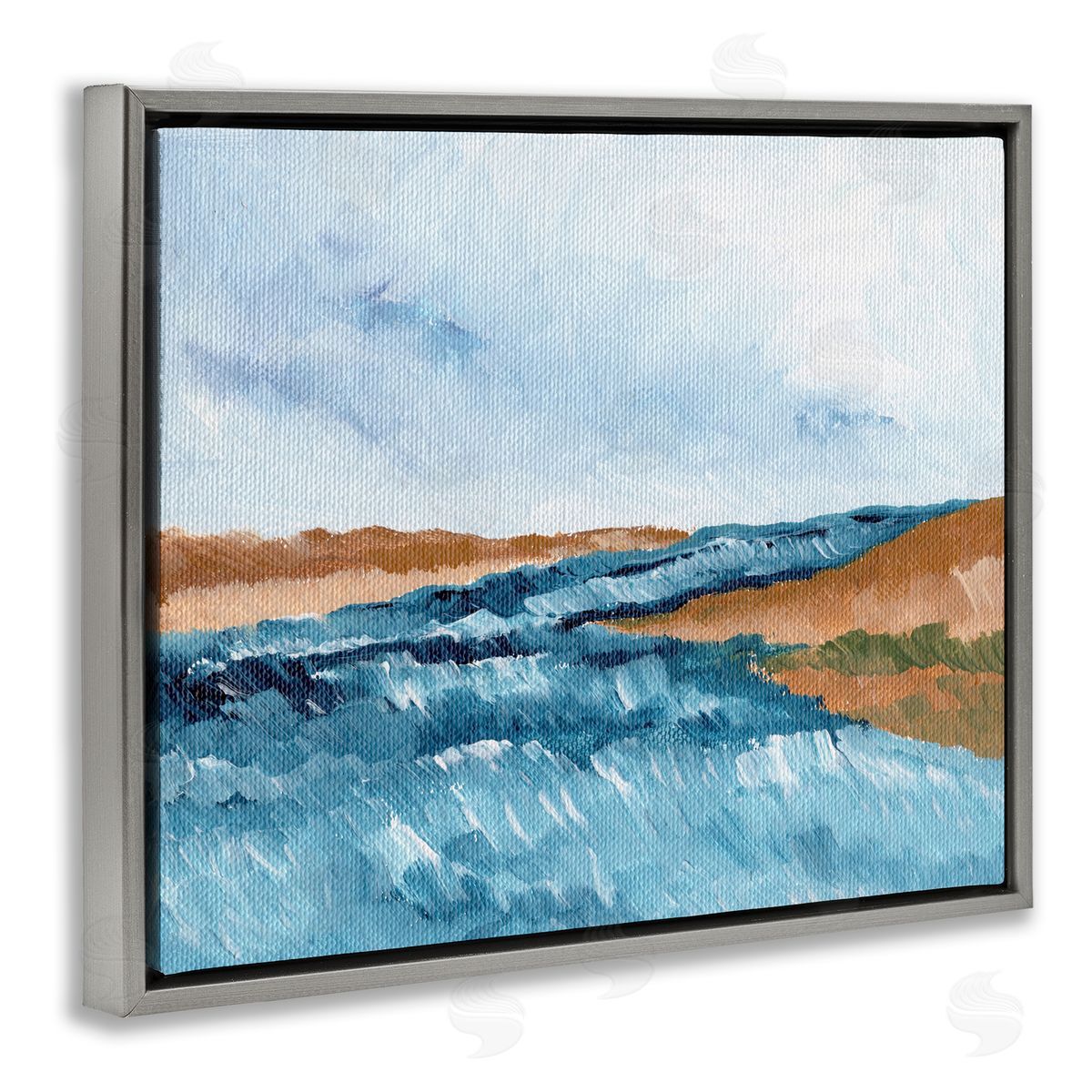 Nikita Jariwala Coastal Dreams Abstraction Canvas Wall Art Print