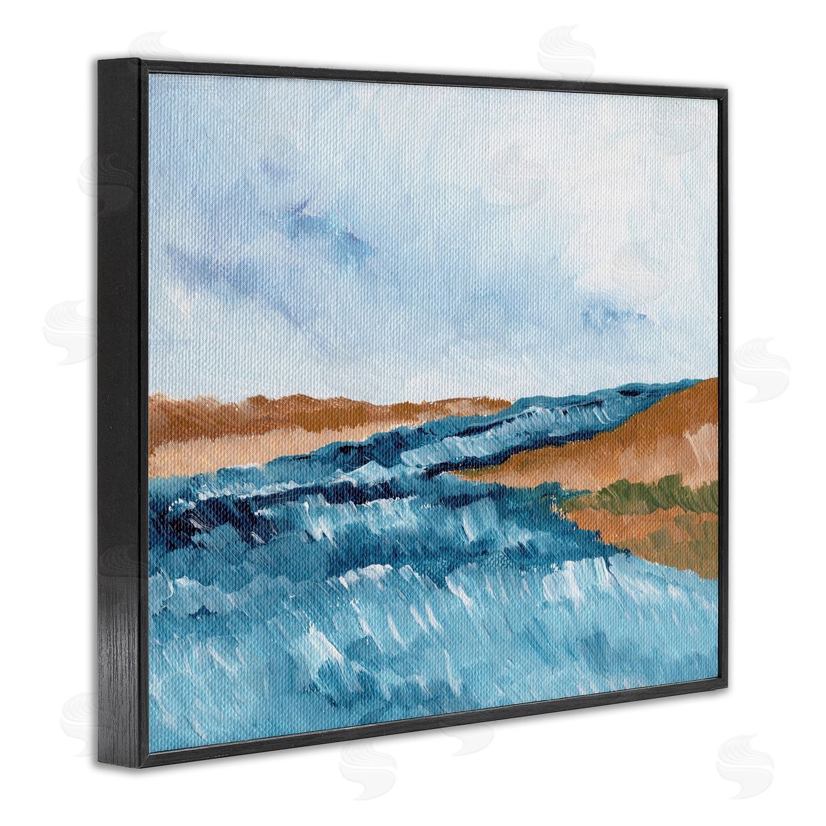 Nikita Jariwala Coastal Dreams Abstraction Canvas Wall Art Print