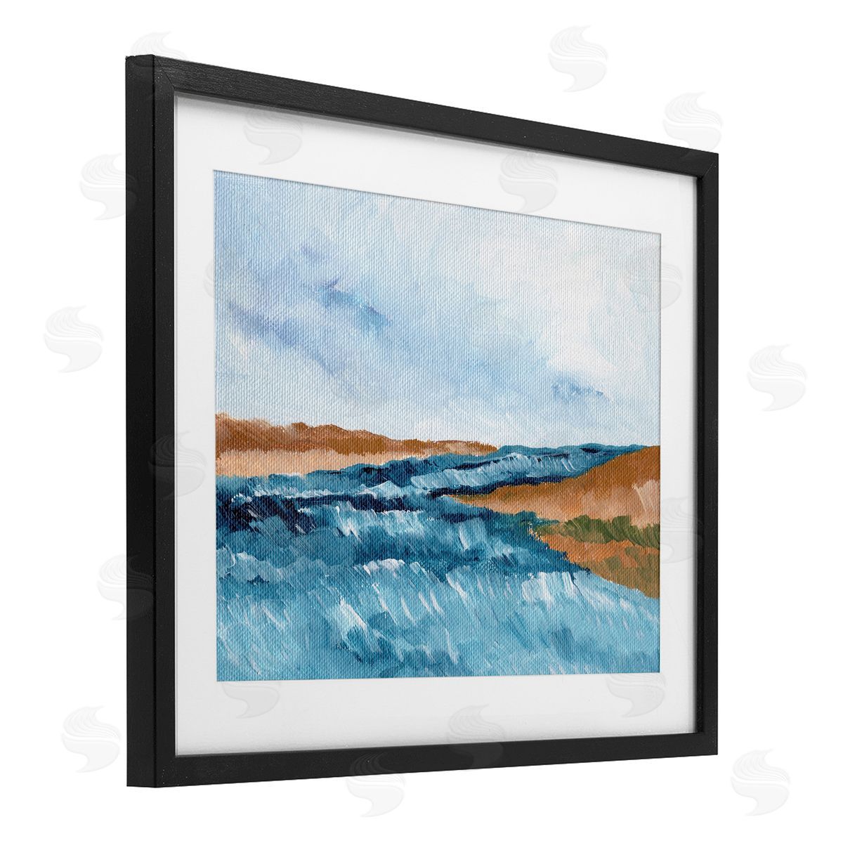 Nikita Jariwala Coastal Dreams Abstraction Canvas Wall Art Print