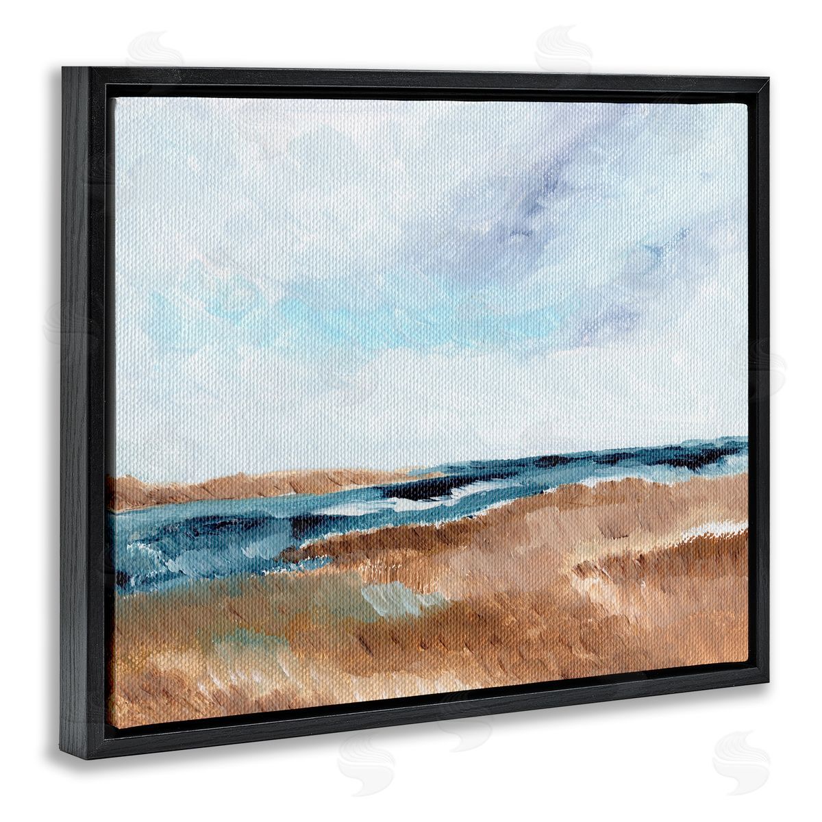 Nikita Jariwala Coastal View Horizon Canvas Wall Art Print