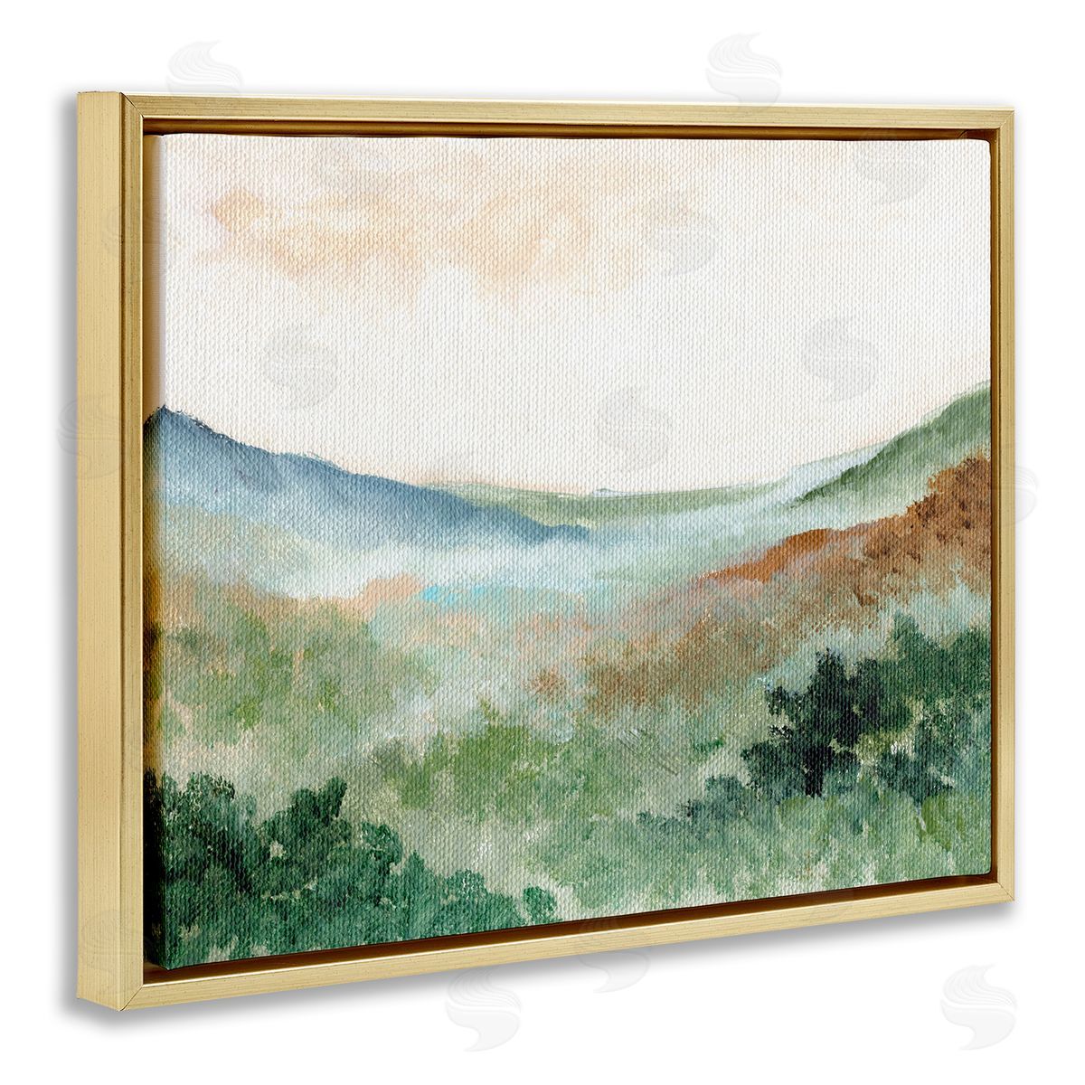 Nikita Jariwala Dreamy Green Landscape Canvas Wall Art Print